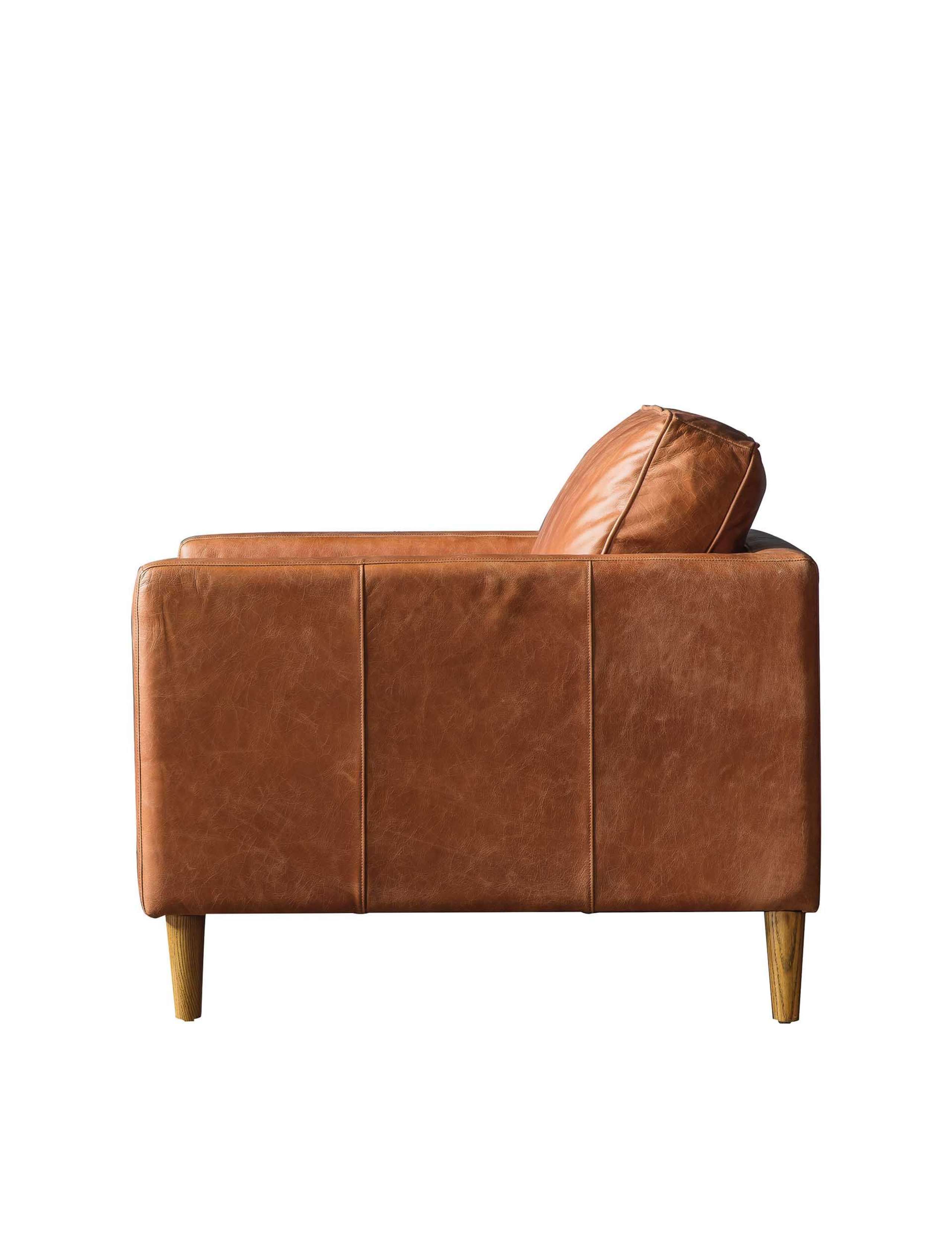 Osborne Ash Leather Armchair 5 of 7