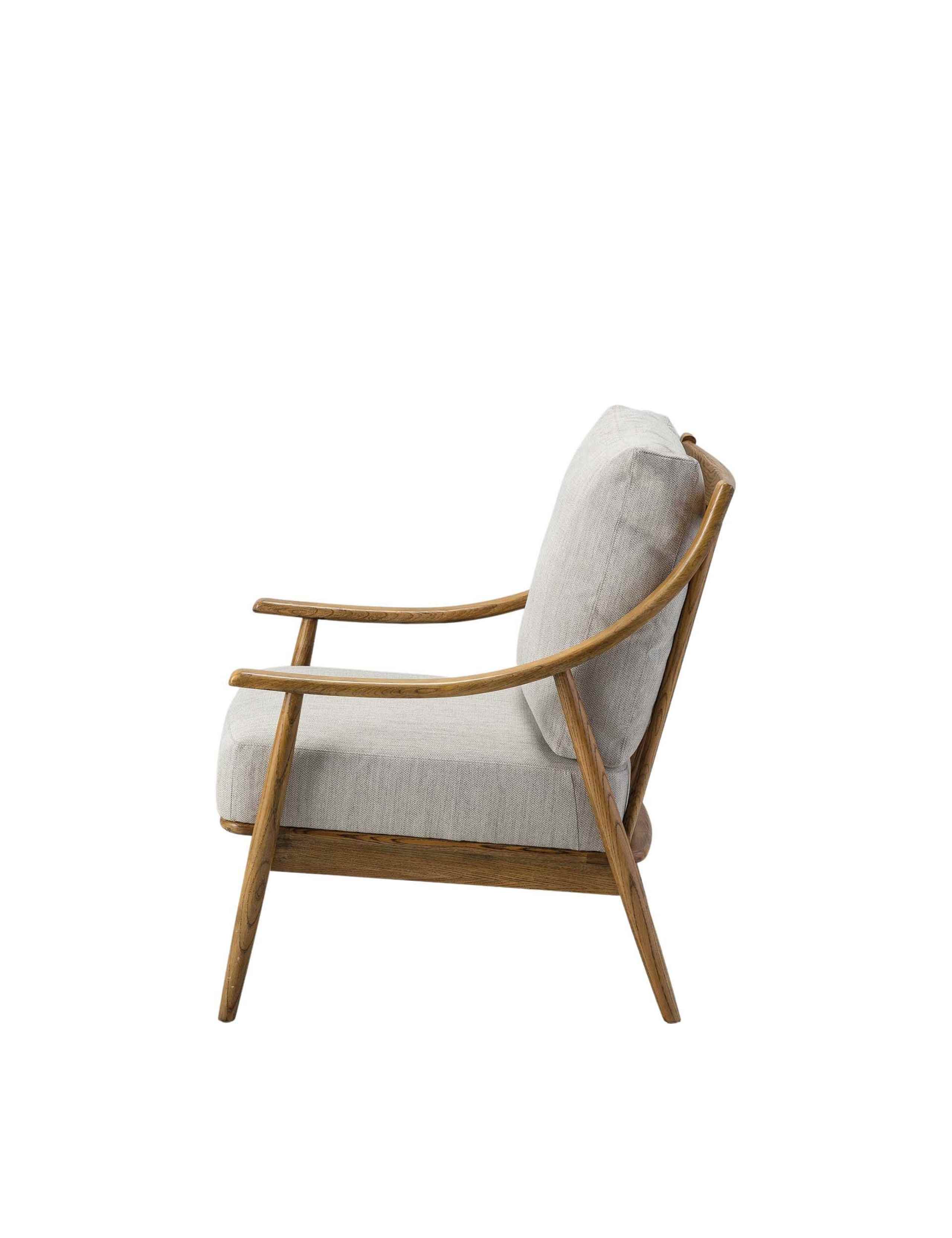 Reliant Ash Linen Armchair 4 of 6
