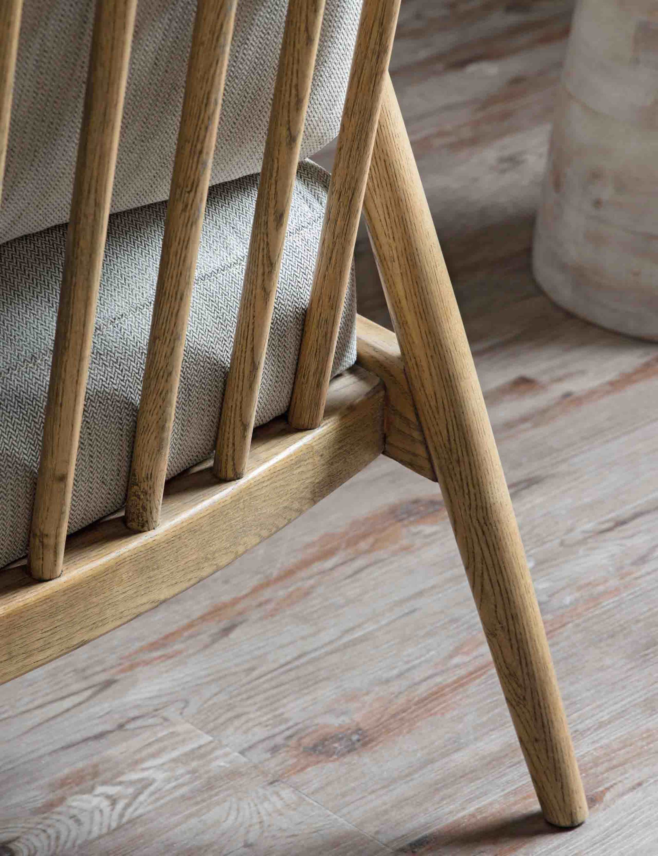 Reliant Ash Linen Armchair 5 of 6