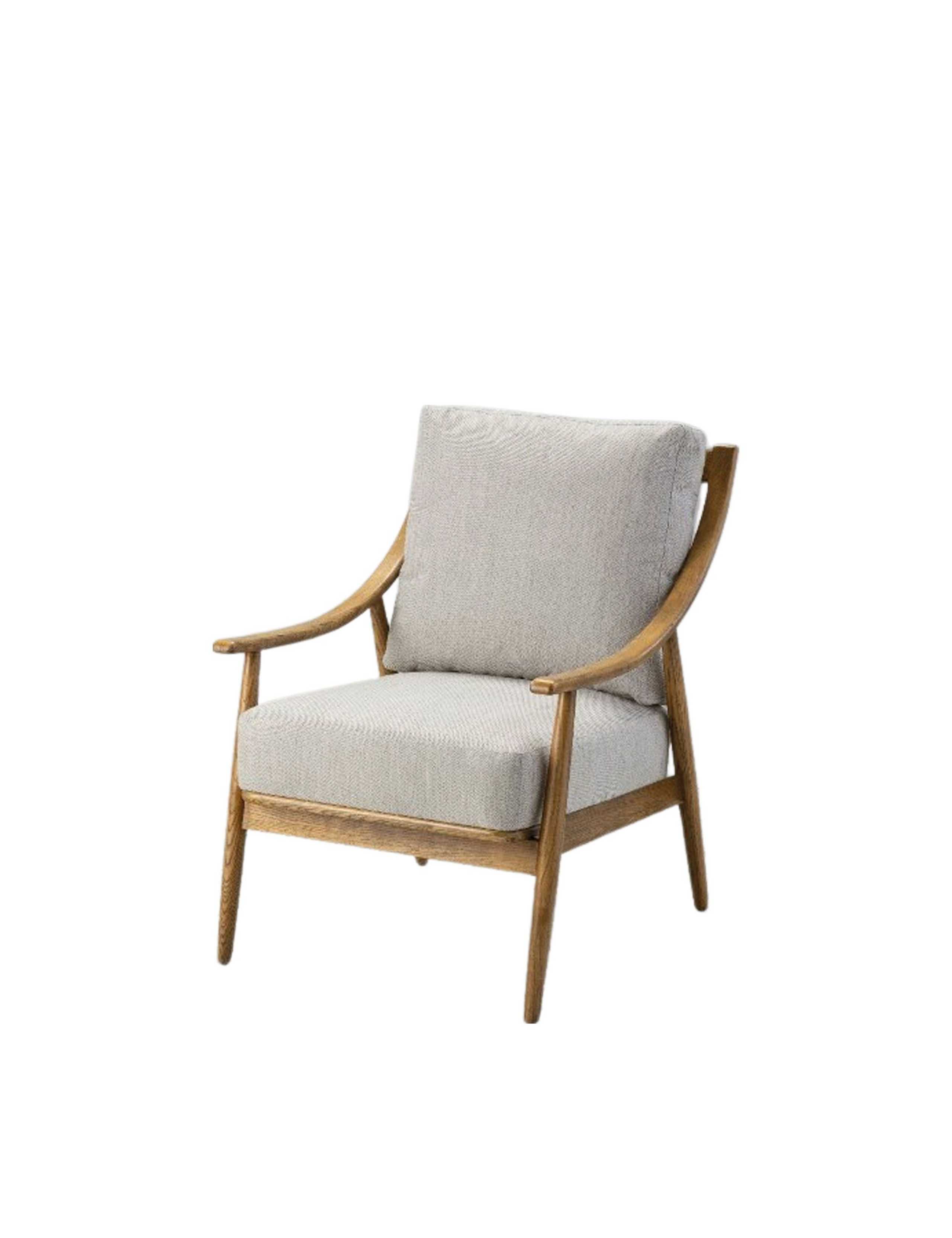 Reliant Ash Linen Armchair 2 of 6