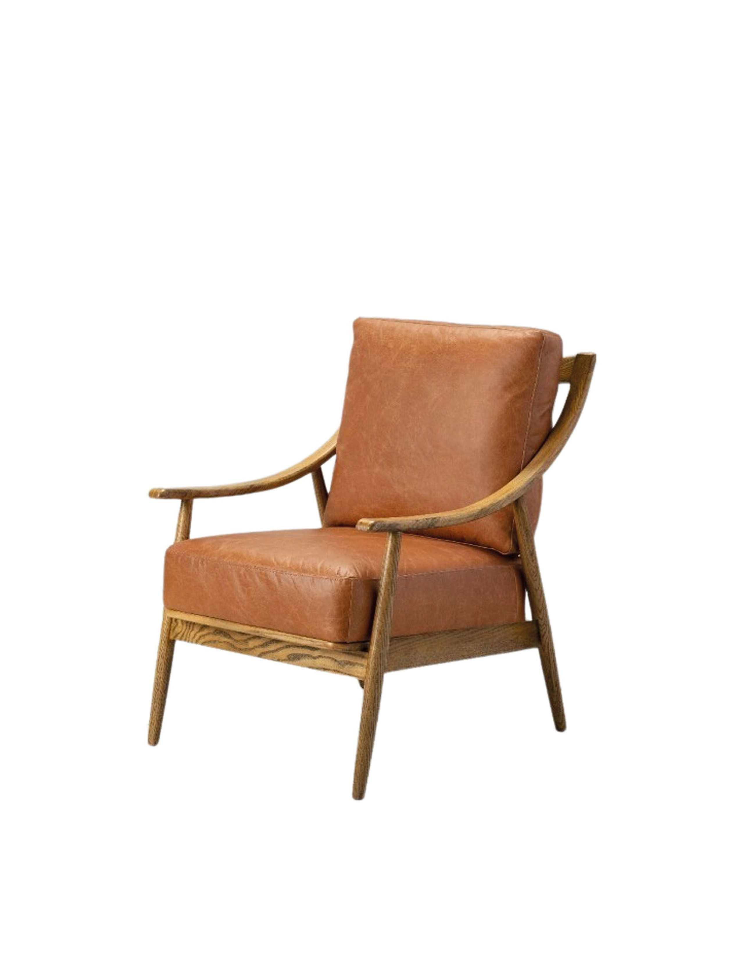 Reliant Ash Leather Armchair 3 of 6