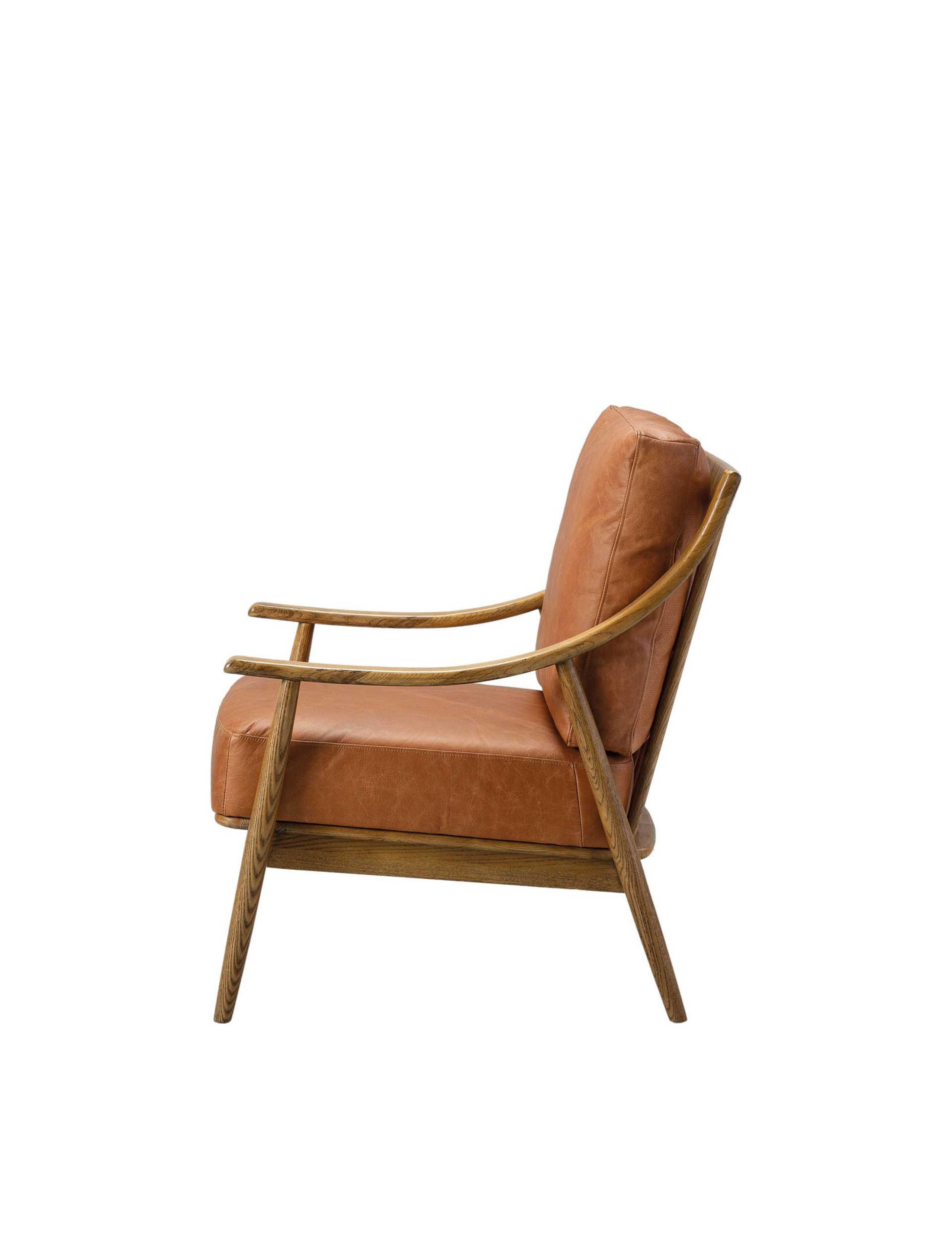 Reliant Ash Leather Armchair 4 of 6