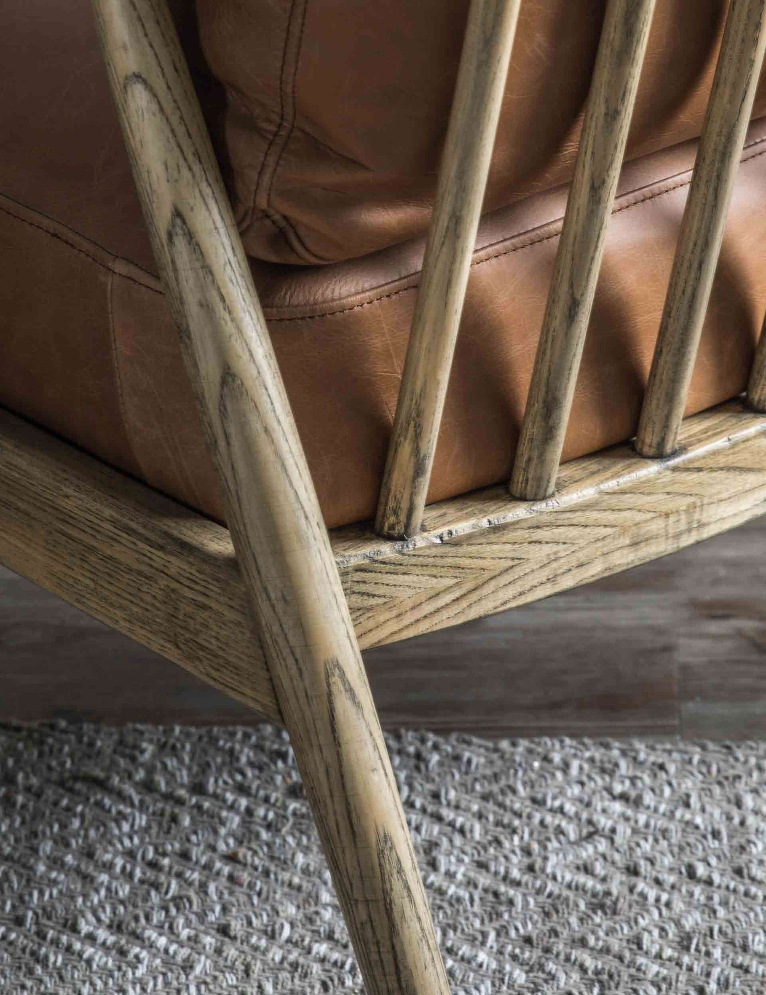 Reliant Ash Leather Armchair 5 of 6