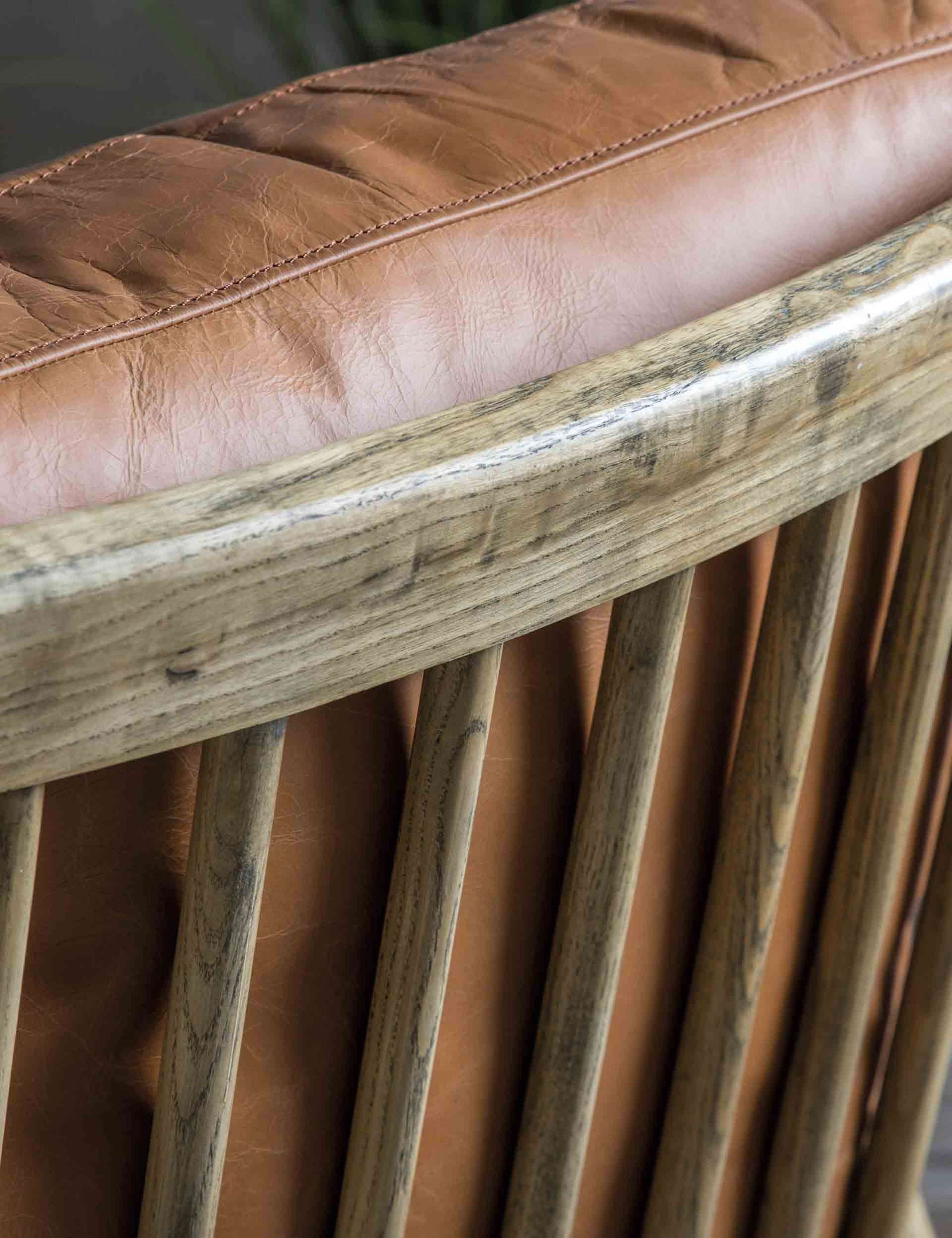 Reliant Ash Leather Armchair 6 of 6