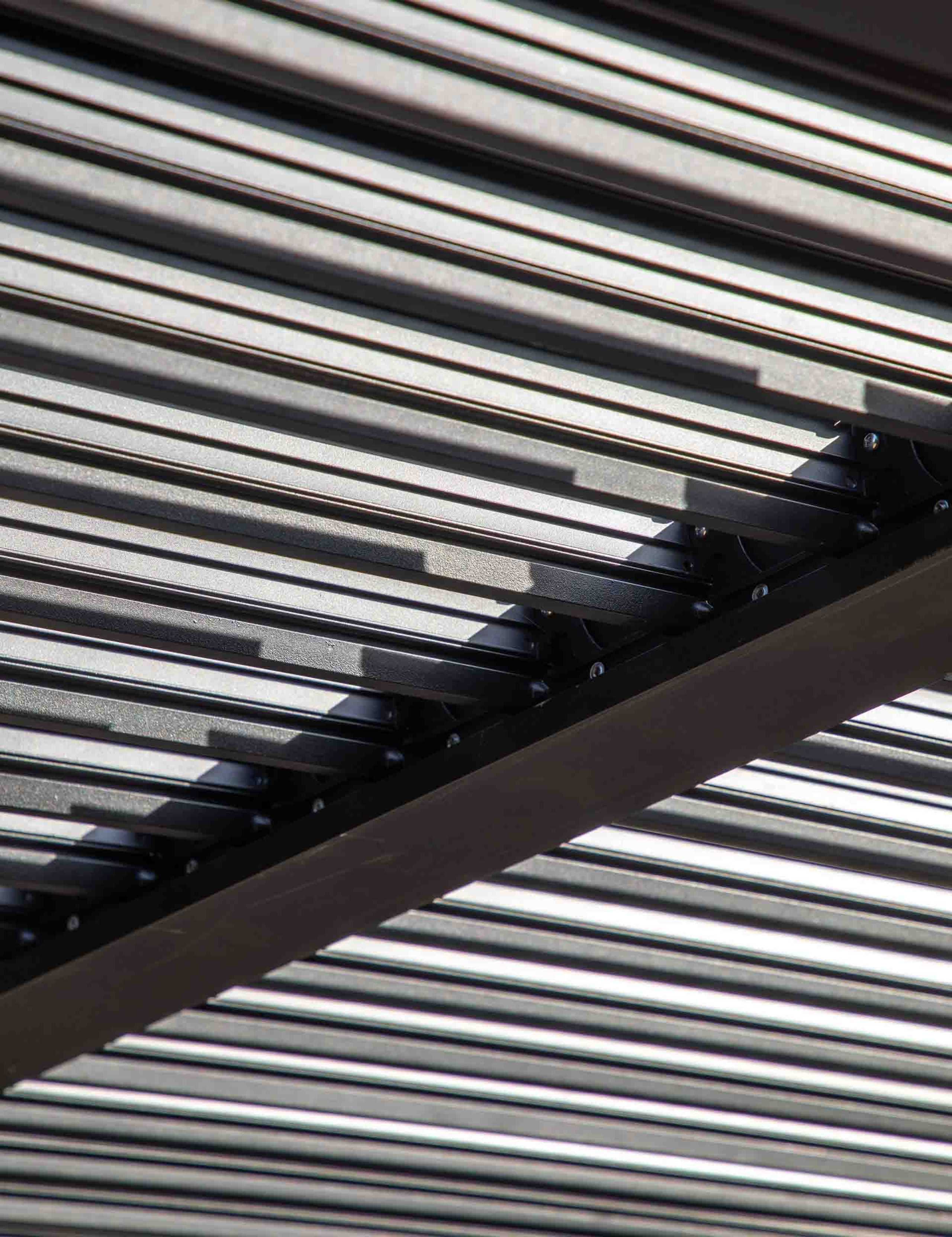 Messina Slatted Metal Rectangular Pergola 6 of 8