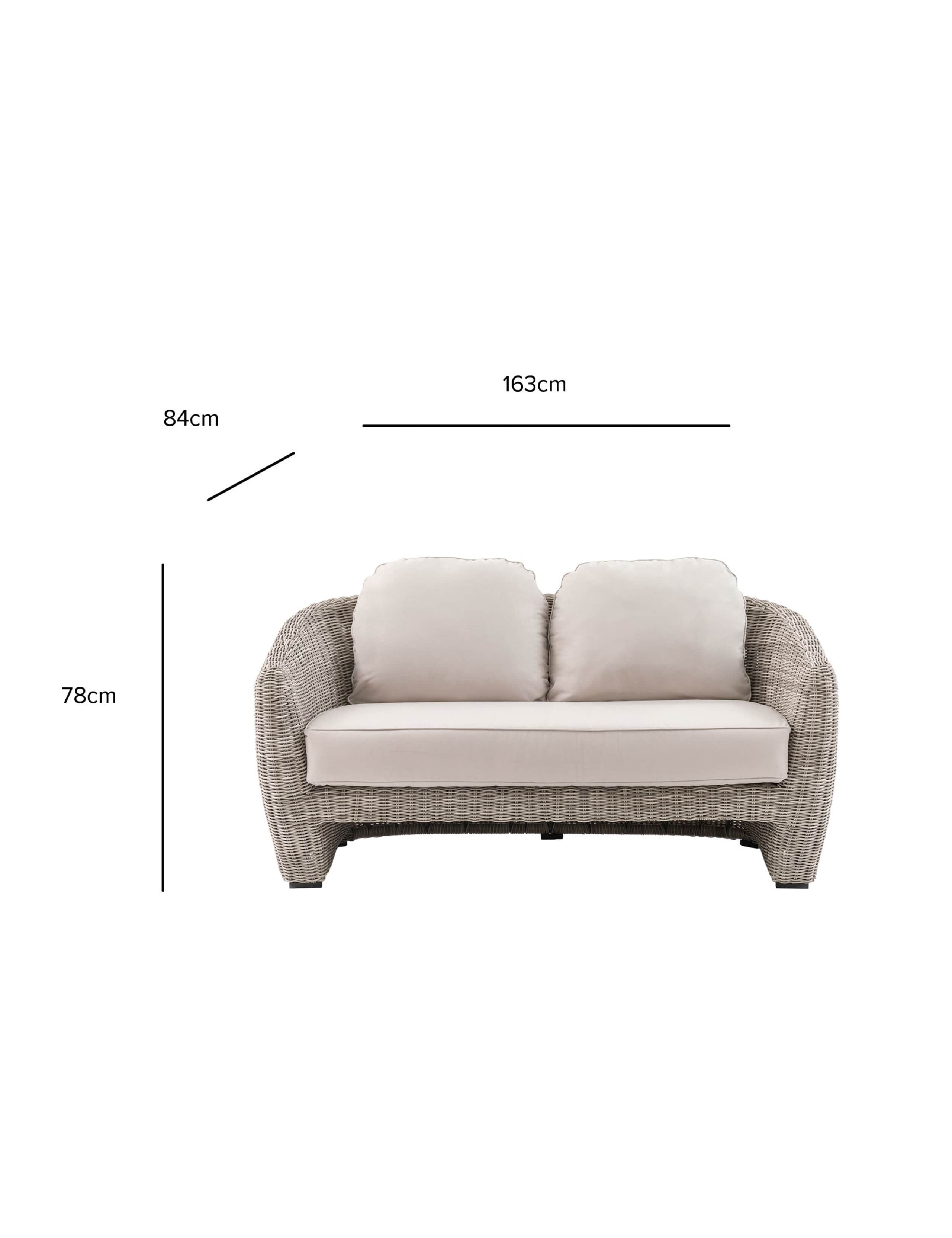 Positano Two Seater Outdoor Sofa 9 of 9
