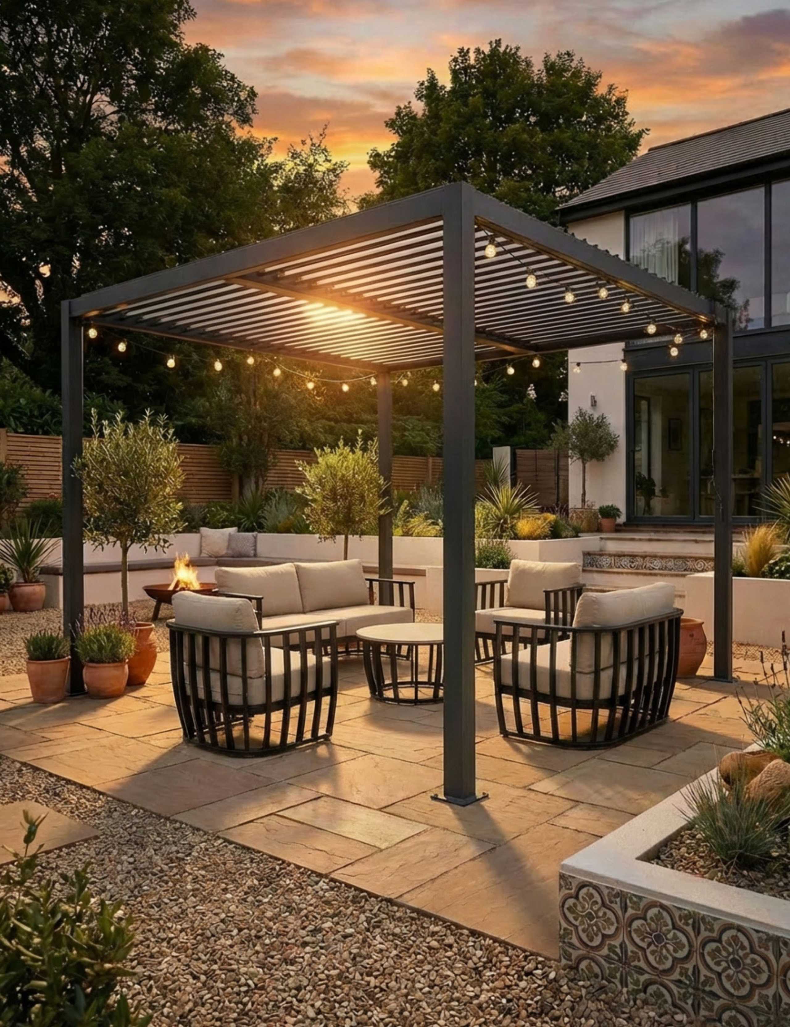 Pure Pergola 4M x 3M 1 of 8