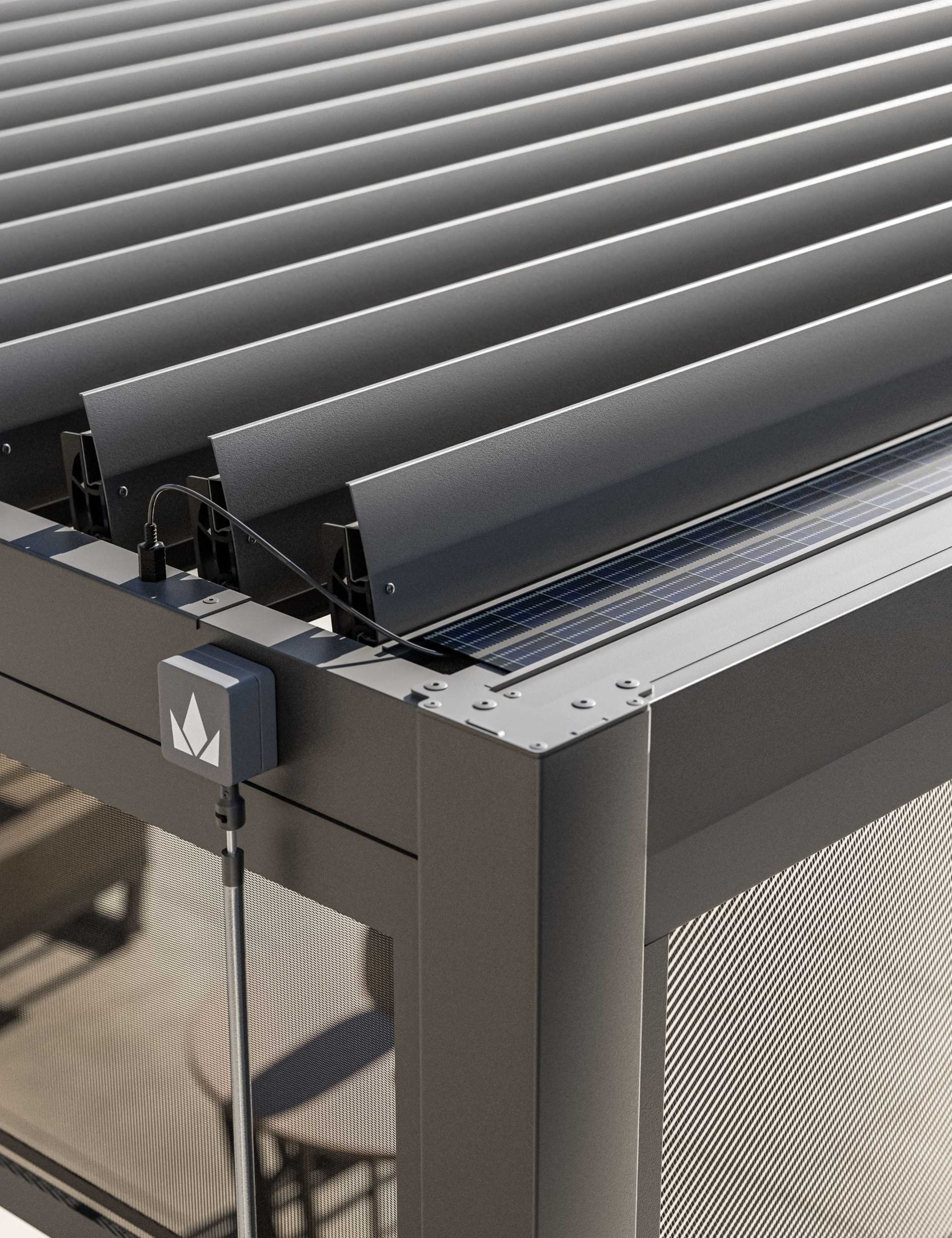 Luxe Aluminium Louvred Pergola 4M x 3M 7 of 9