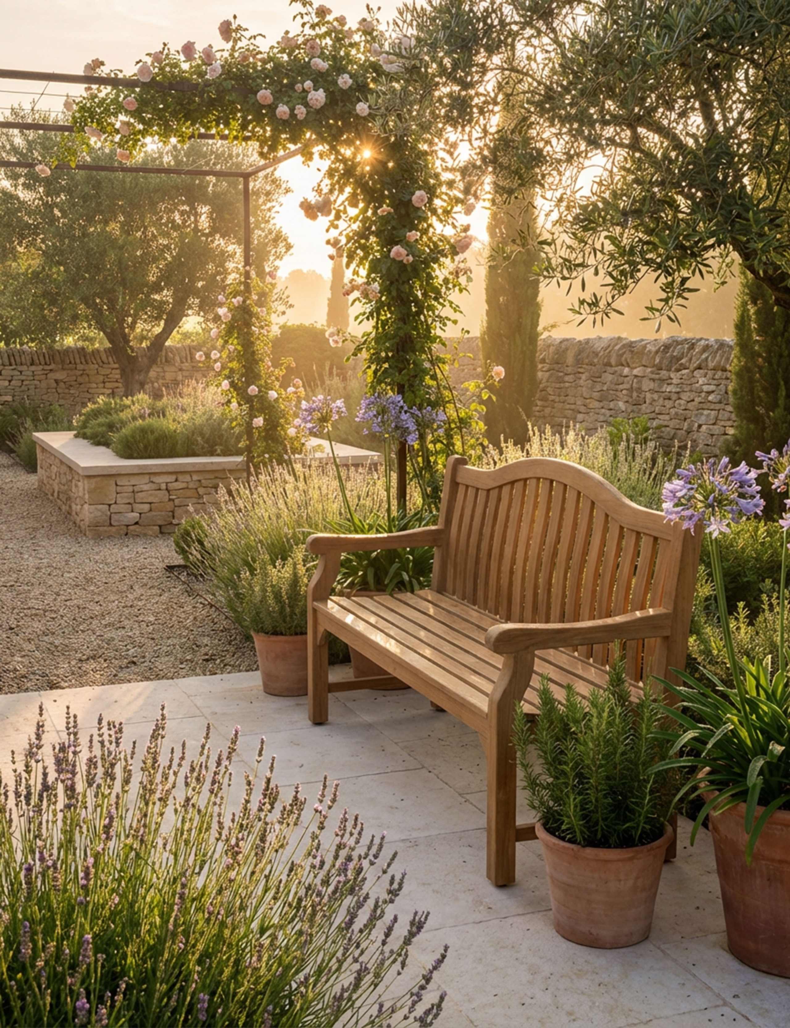 Maria Large 4-Seater Garden Bench 1 of 7