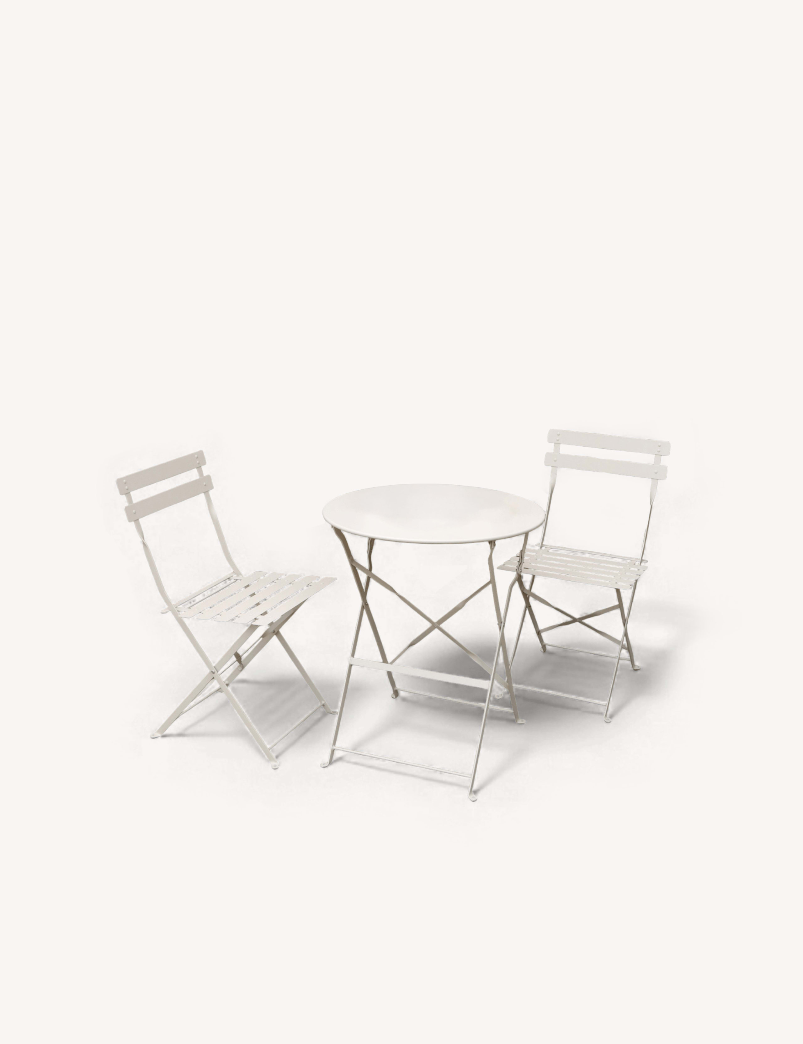 Padstow Folding 2 Seater Bistro Set 2 of 6