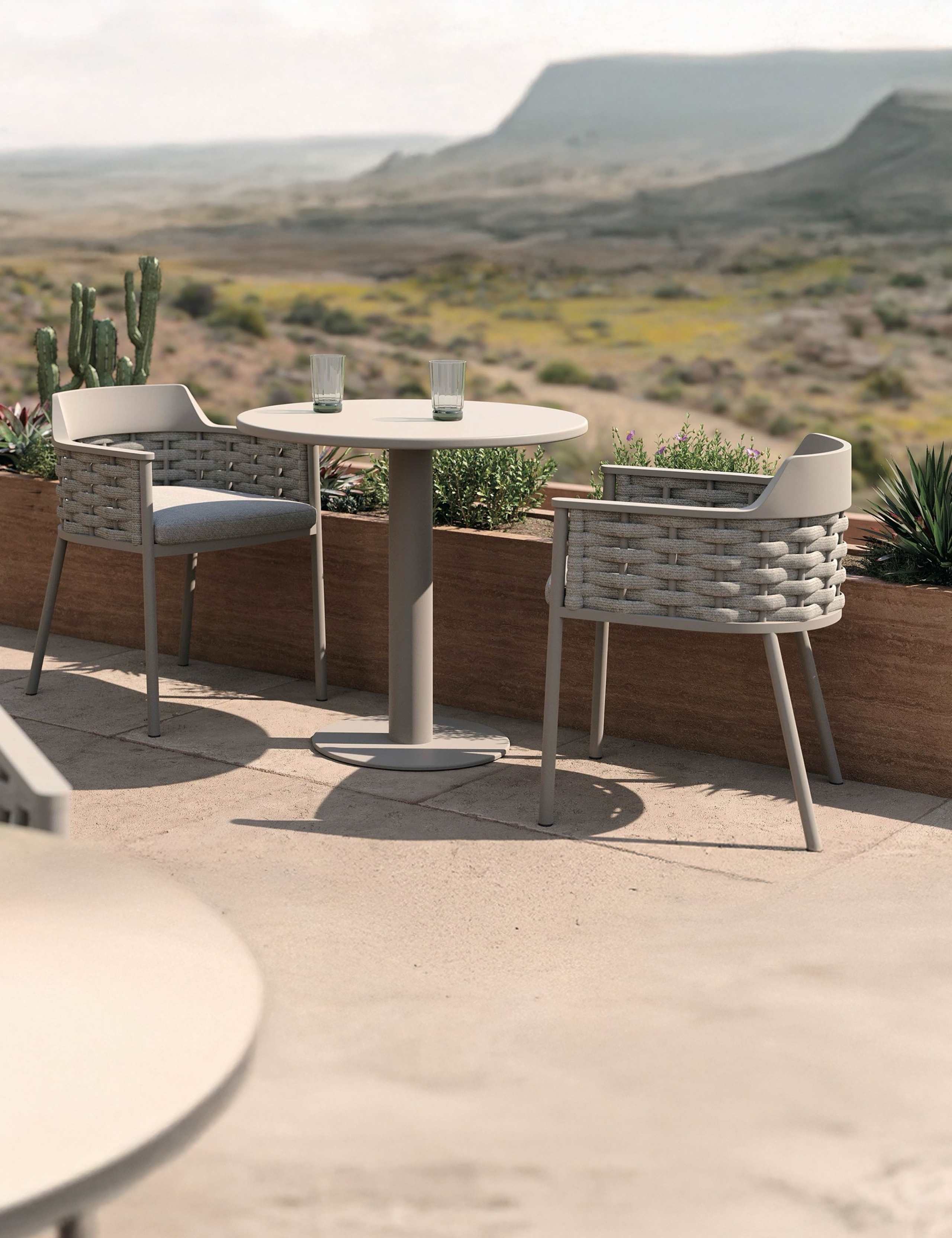 OLMA 2 Seater Bistro Set 1 of 7