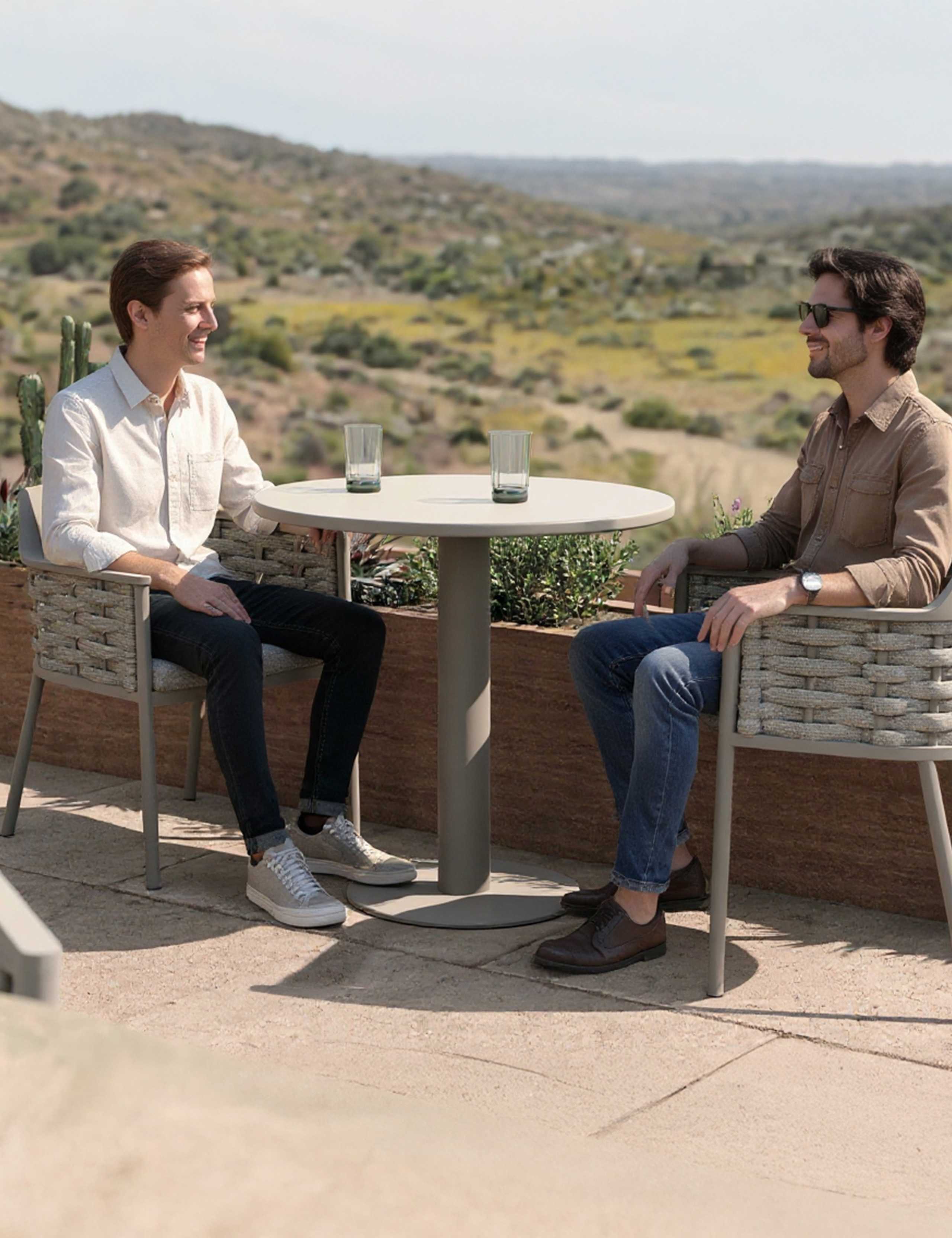 OLMA 2 Seater Bistro Set 3 of 7