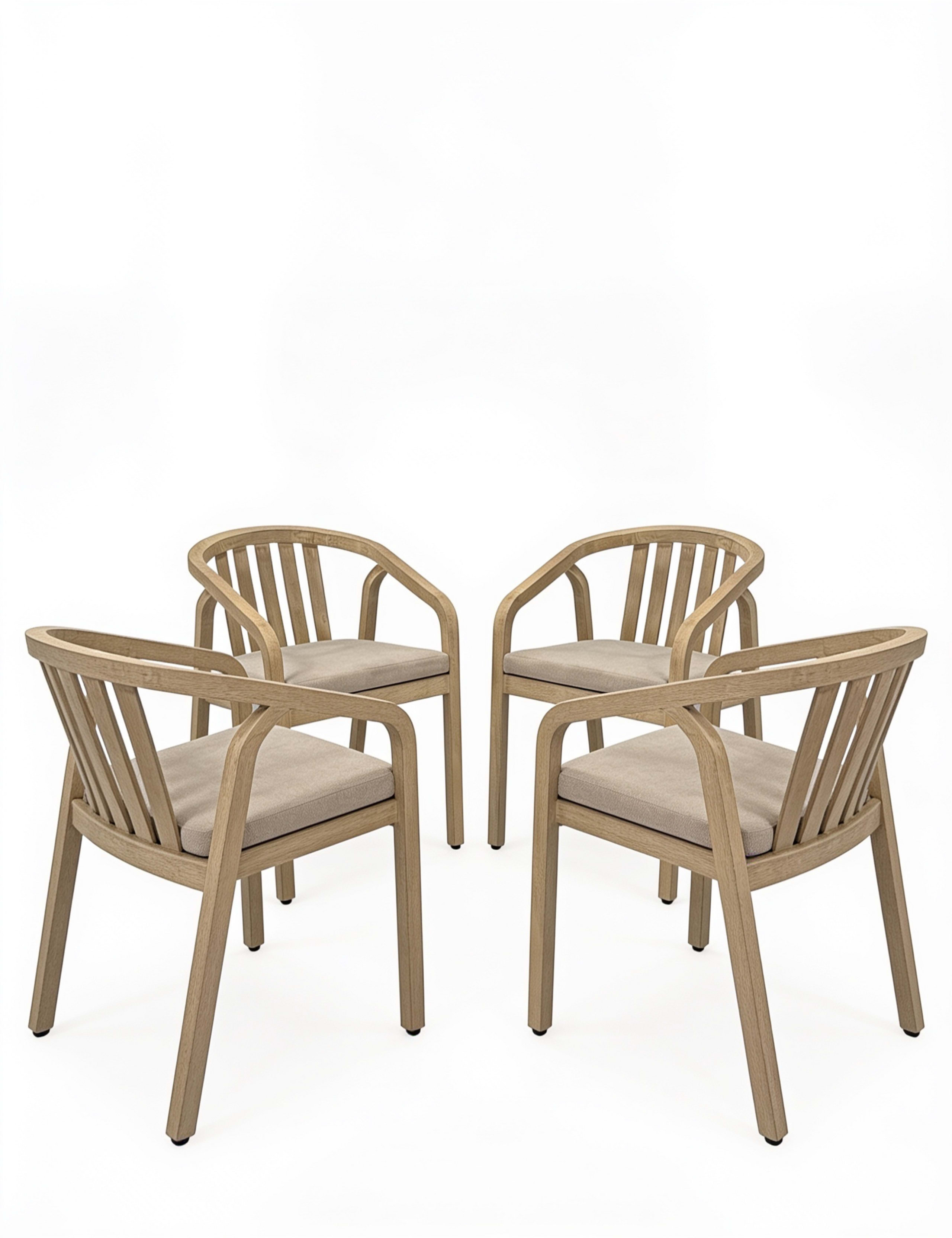 Riven 4 Garden Dining Chairs 2 of 6