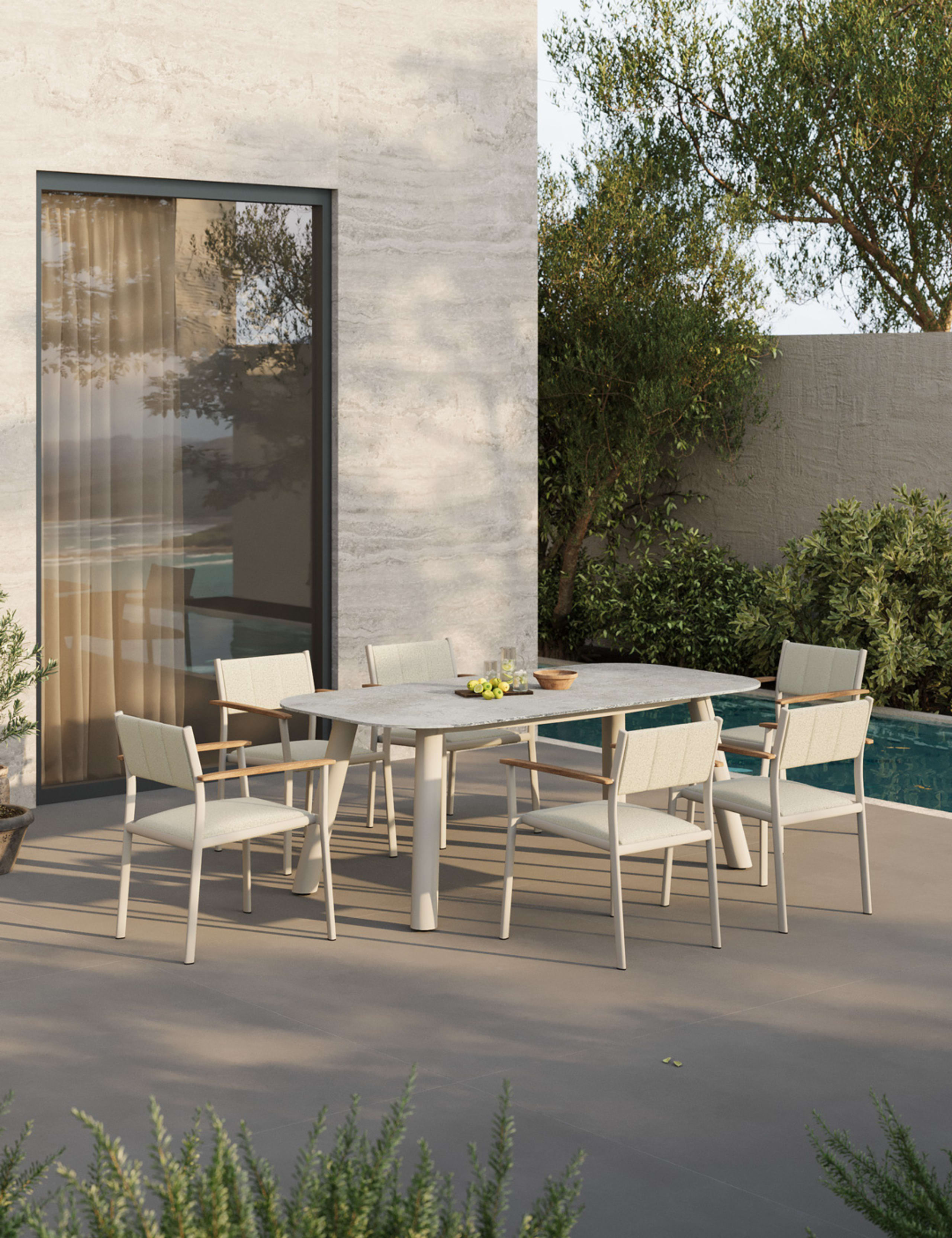 6 Seater Dining Table and Chairs 1 of 9