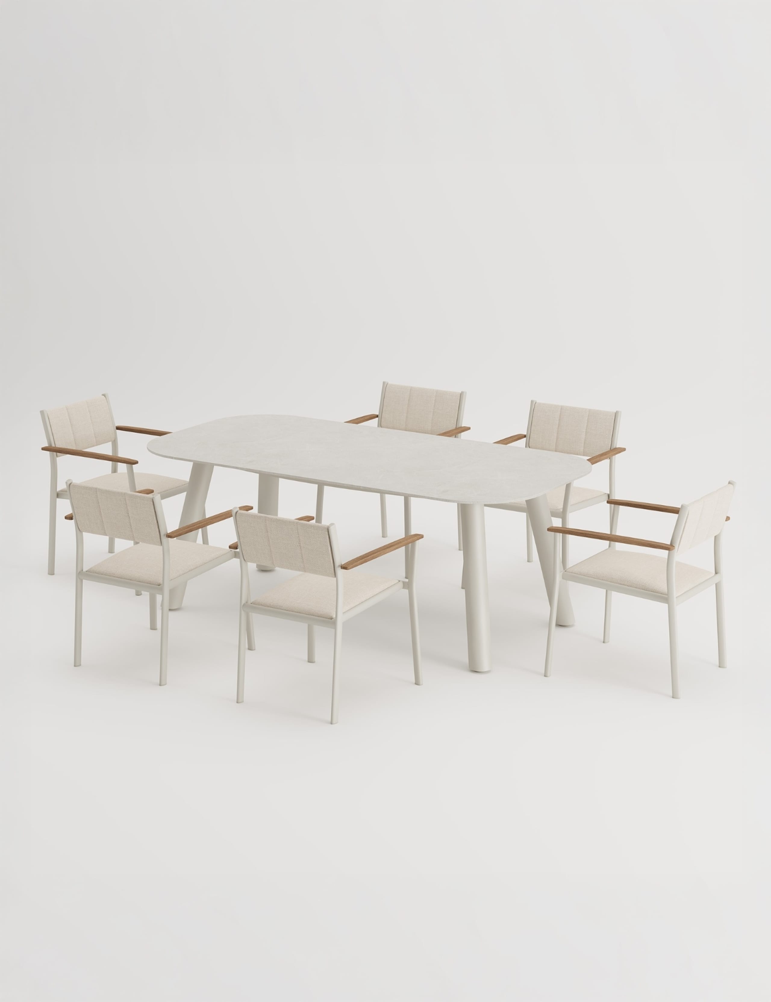 6 Seater Dining Table and Chairs 2 of 9