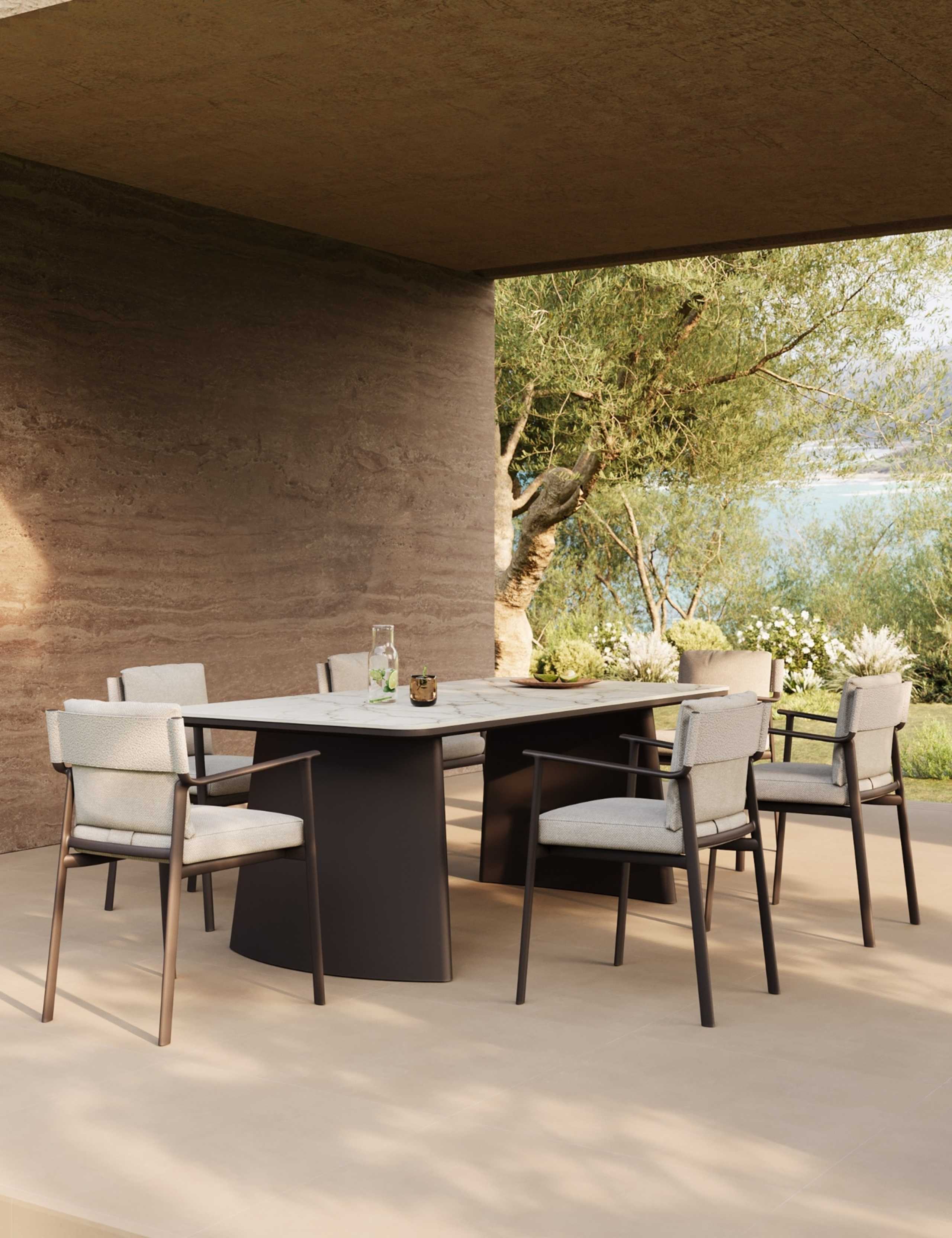 Oryn 6 Seater Garden Dining Set 1 of 11