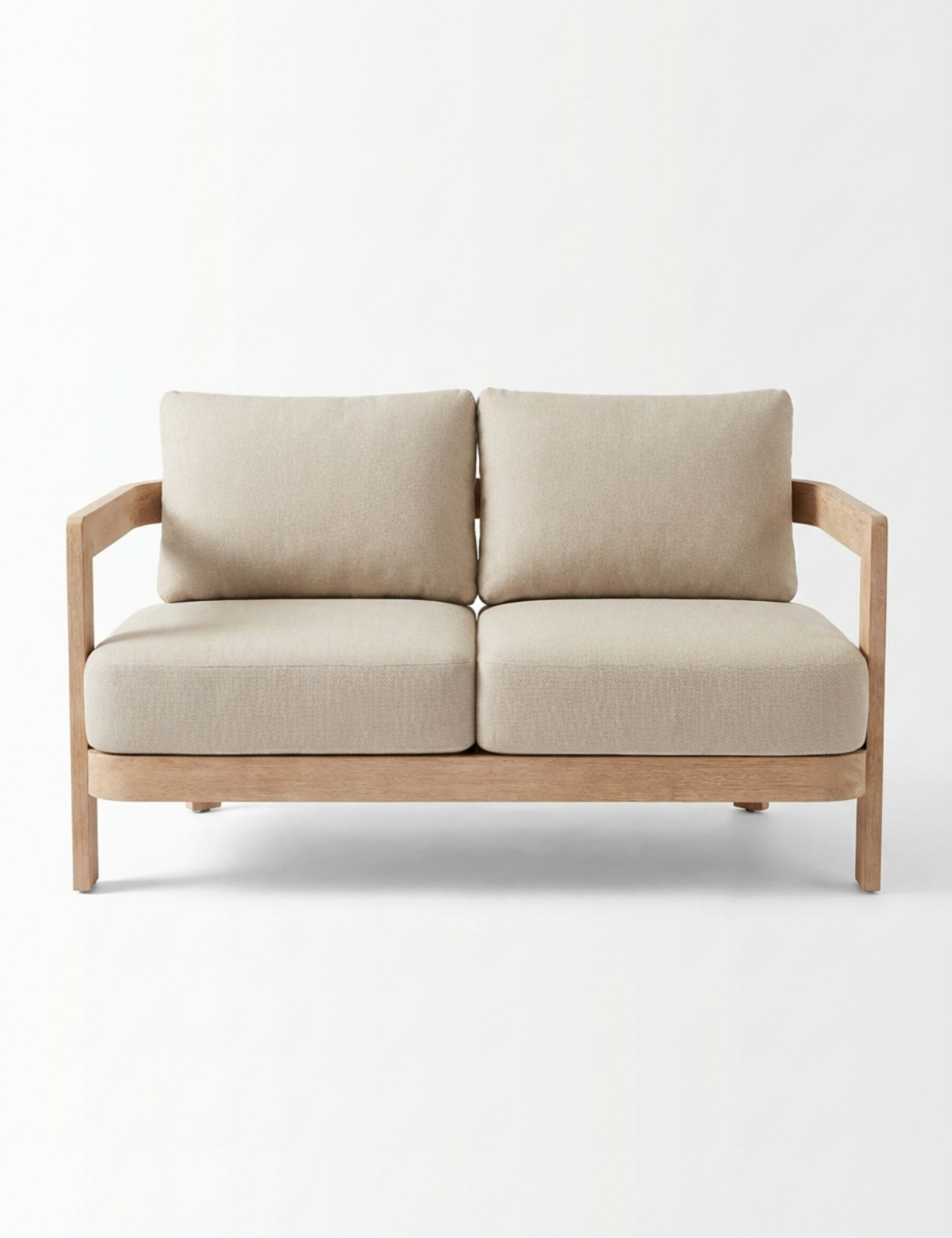 Evora Wood 4 Seater Garden Lounge Set 2 of 6