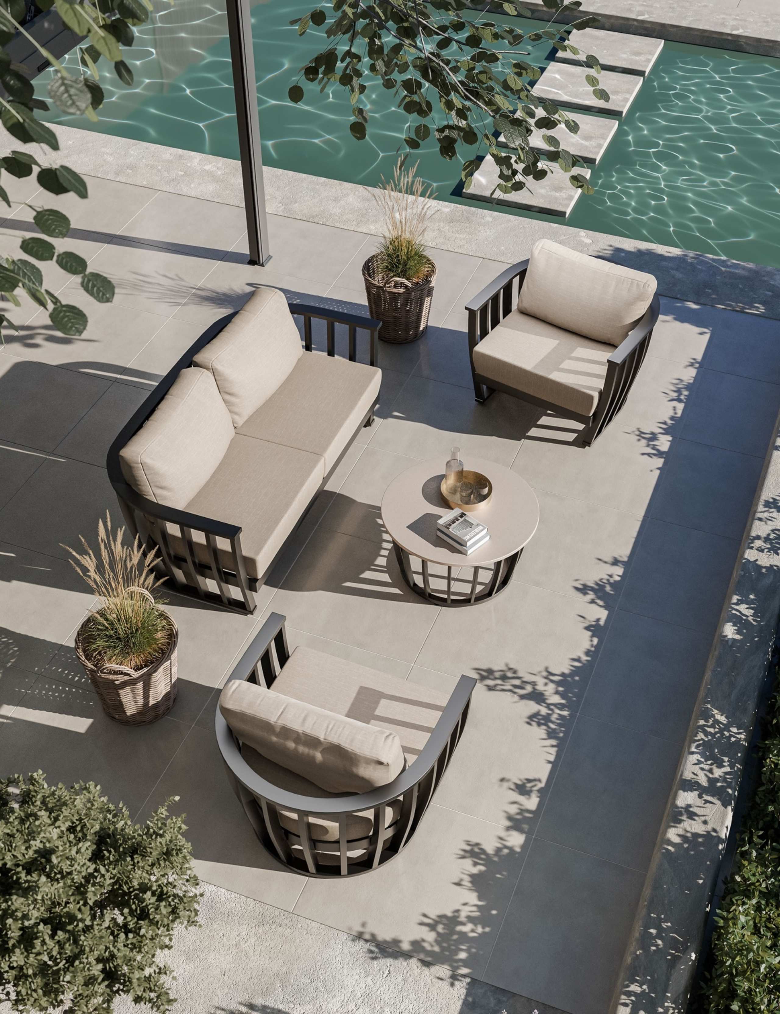 Lucca 5 Seater Garden Lounge Set 1 of 9