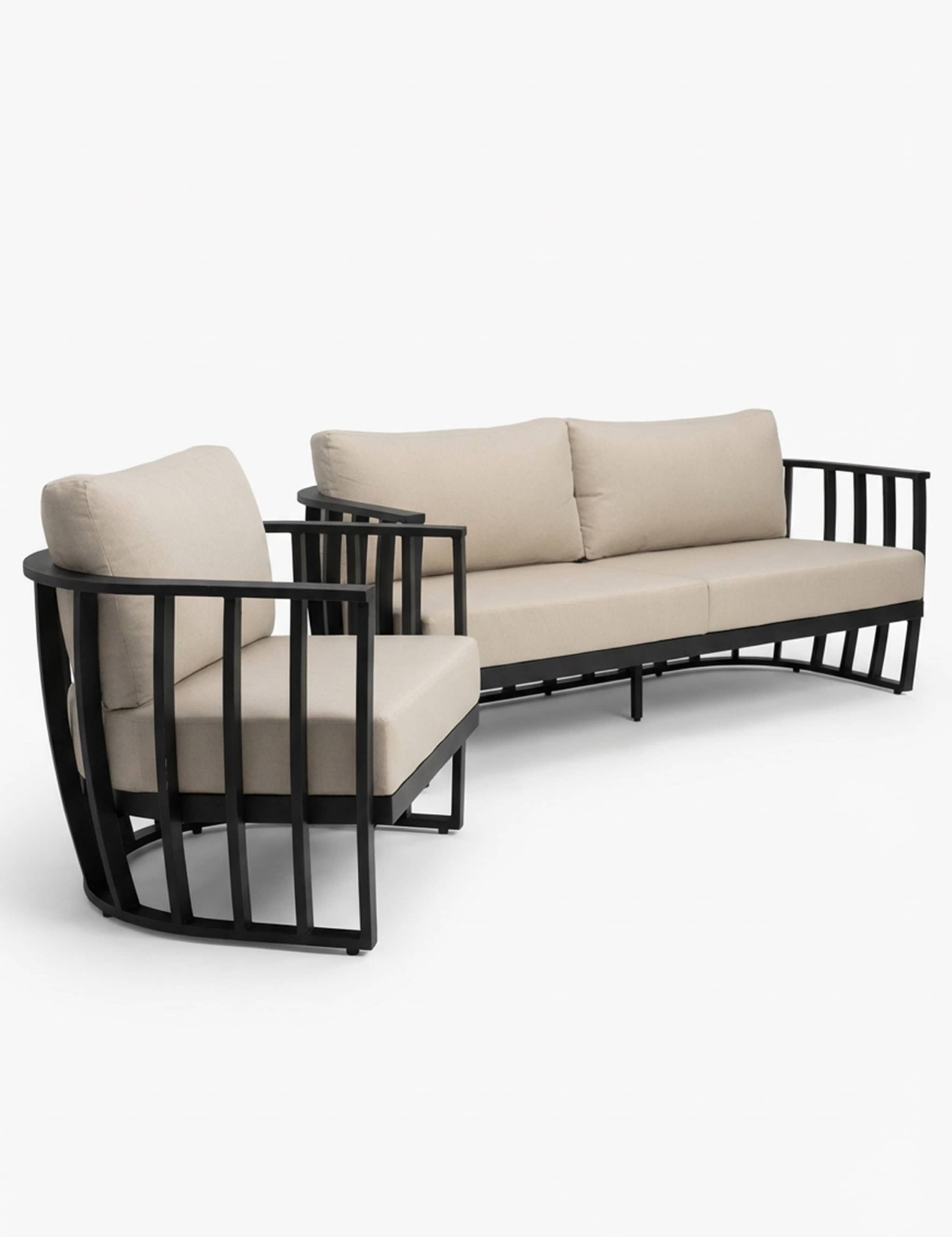 Lucca 5 Seater Garden Lounge Set 5 of 9