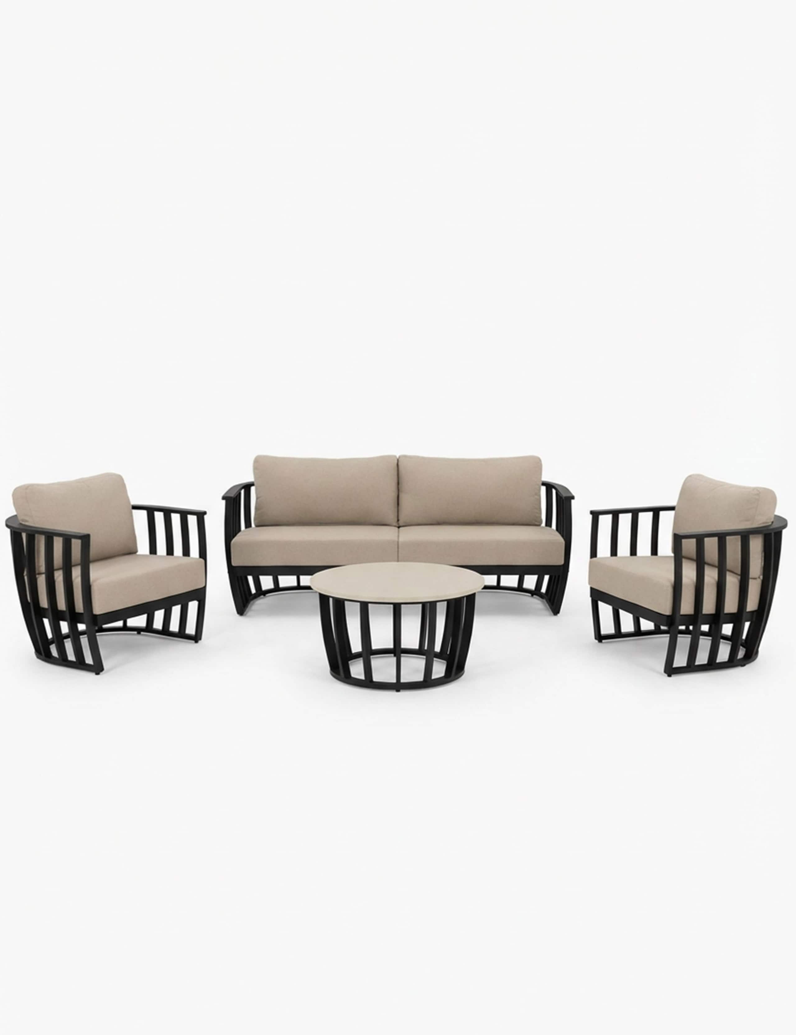 Lucca 5 Seater Garden Lounge Set 2 of 9