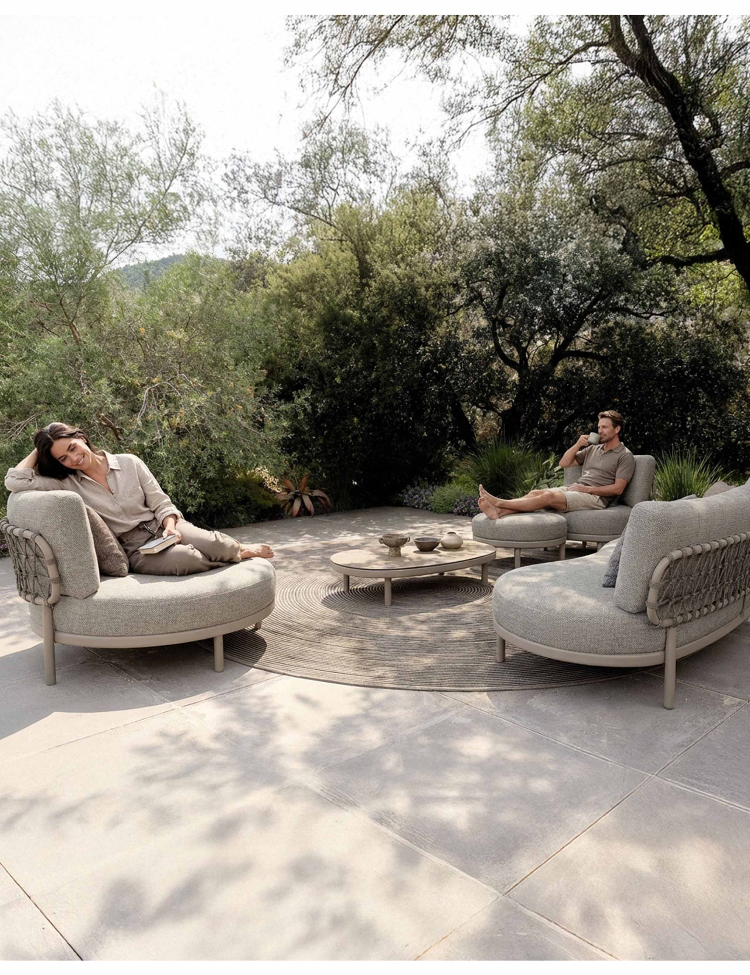 Koko 5 Seater Garden Lounge Set 3 of 9