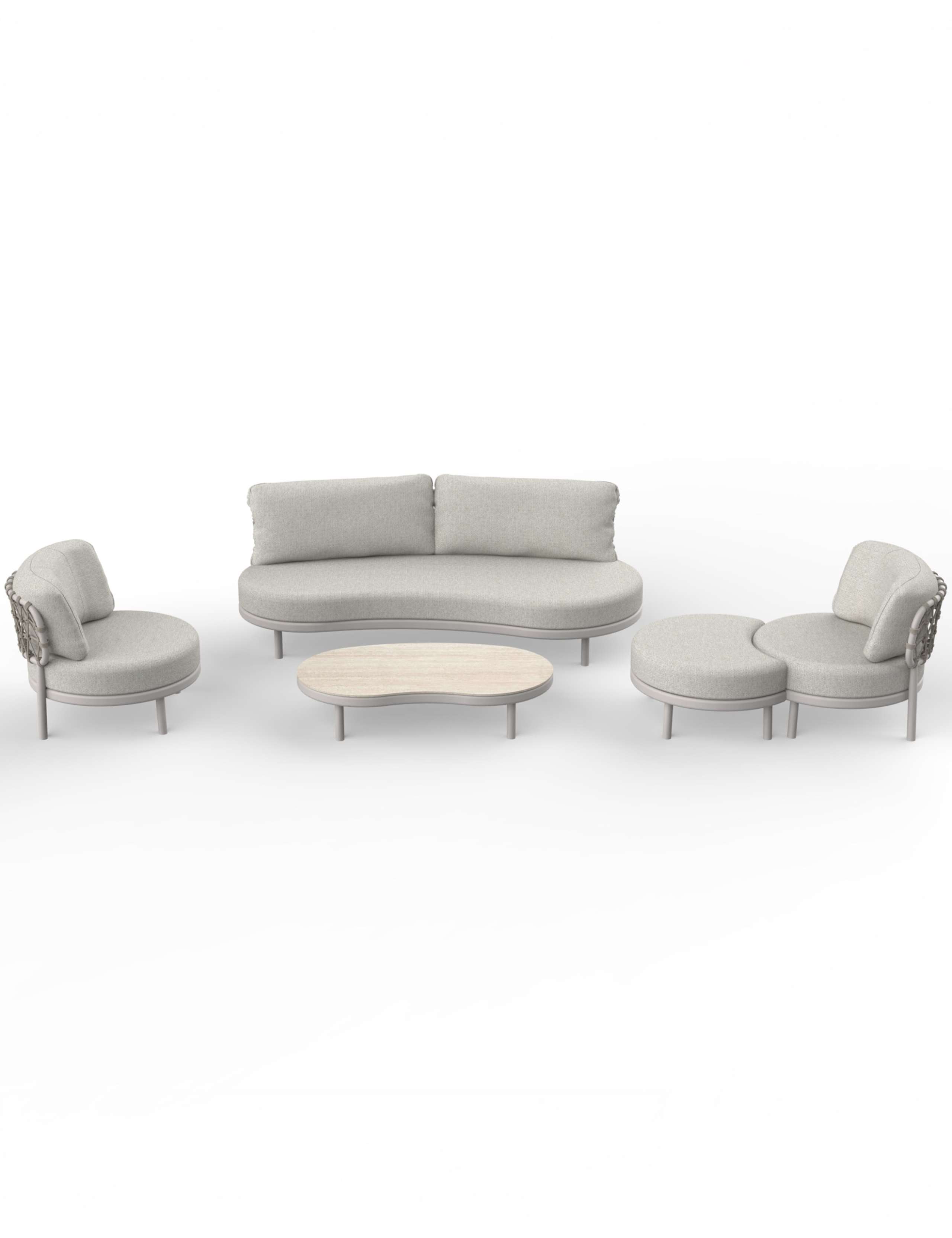 Koko 5 Seater Garden Lounge Set 2 of 9