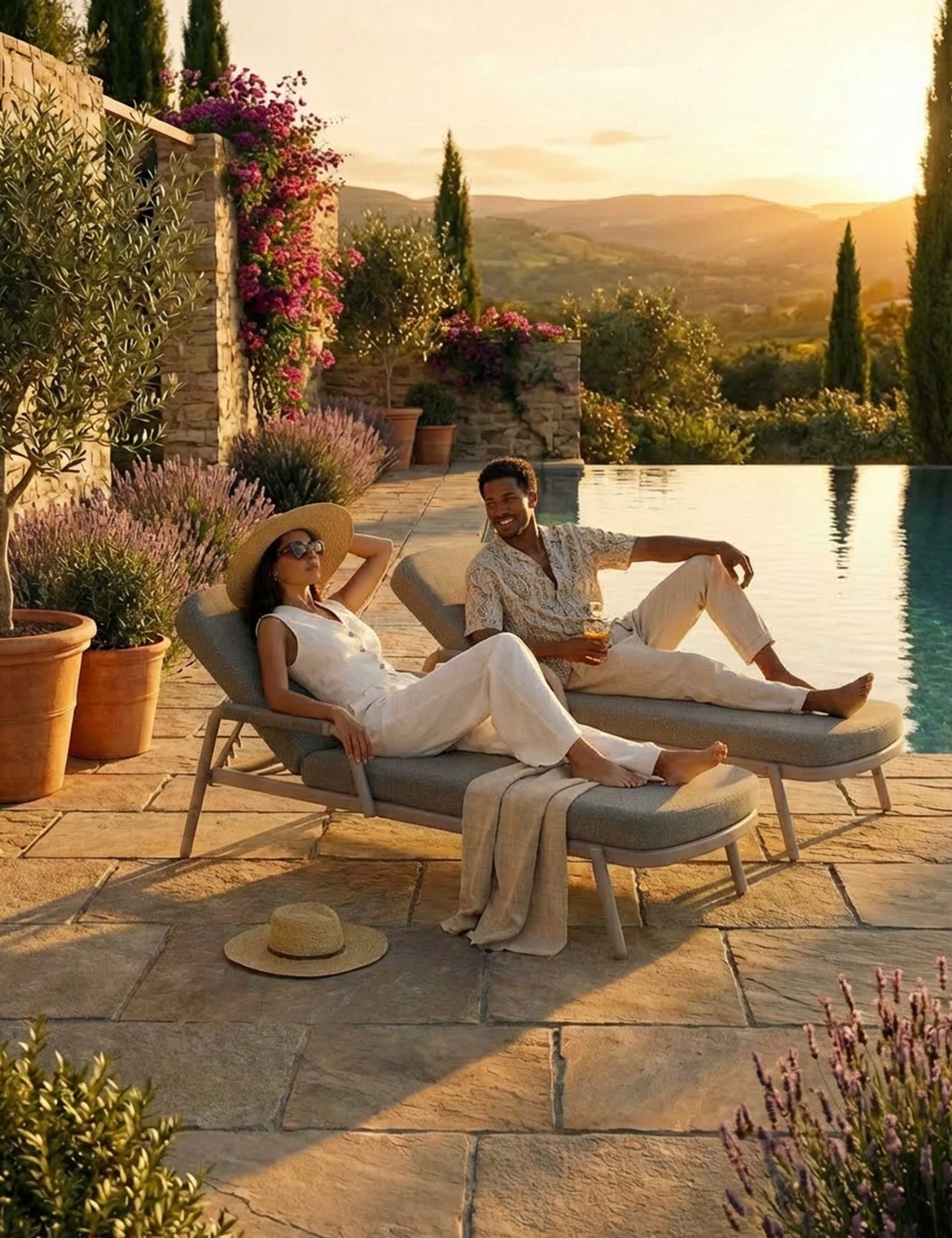 Set of 2 Haze Sun Loungers 4 of 8