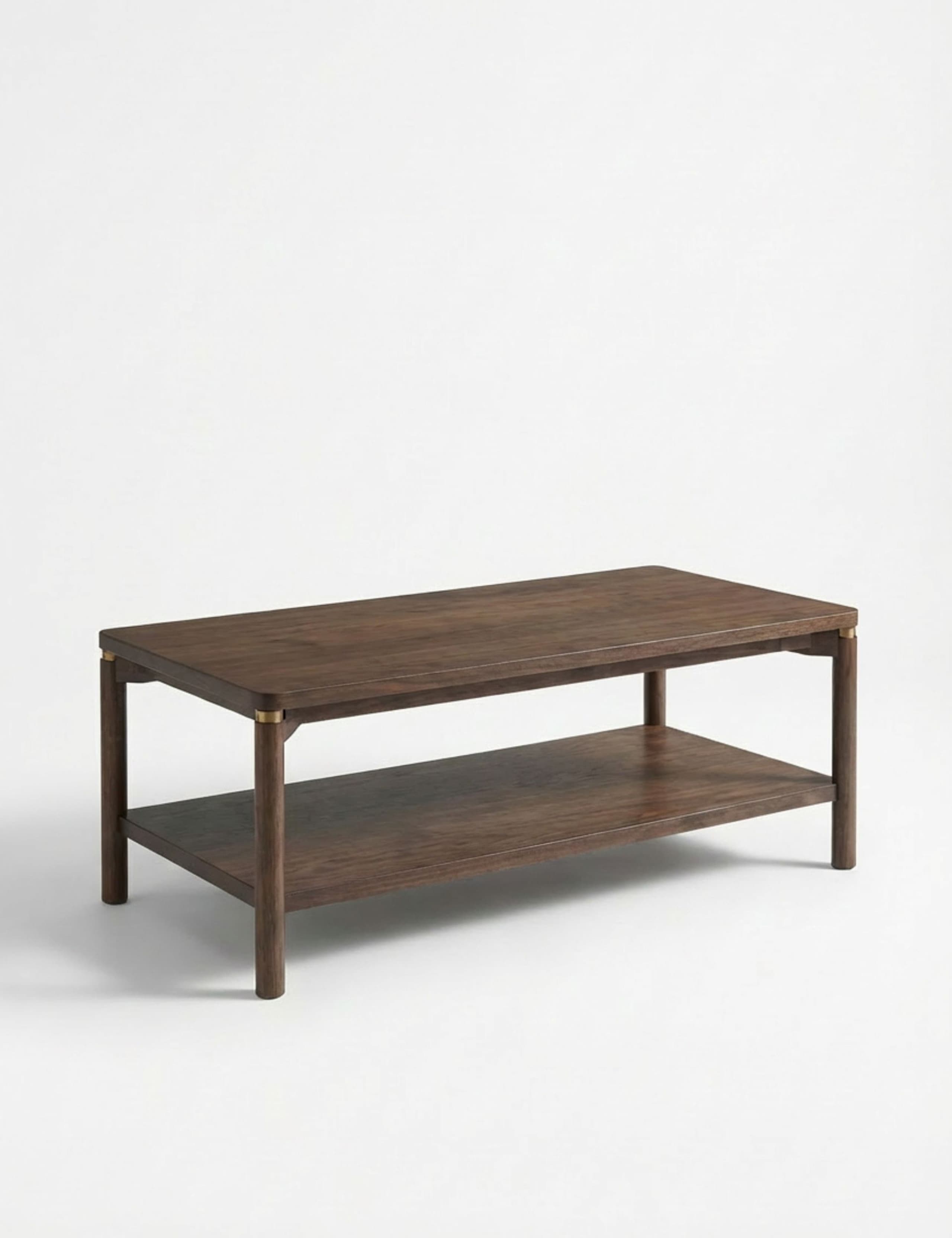 Arka Dark Wood Coffee Table 6 of 10
