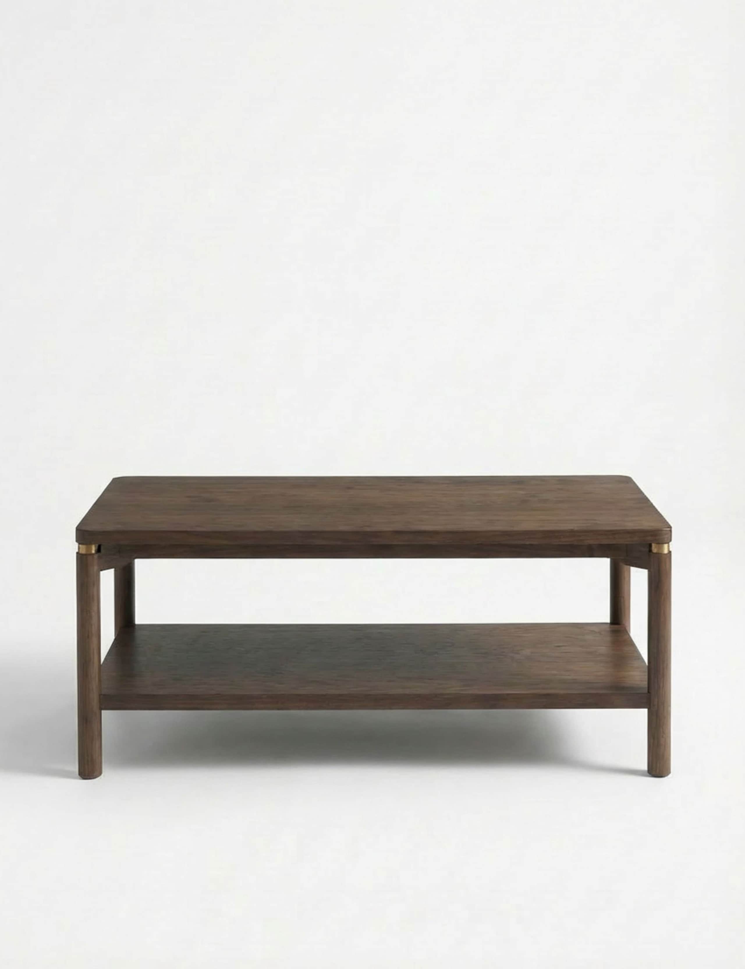 Arka Dark Wood Coffee Table 7 of 10