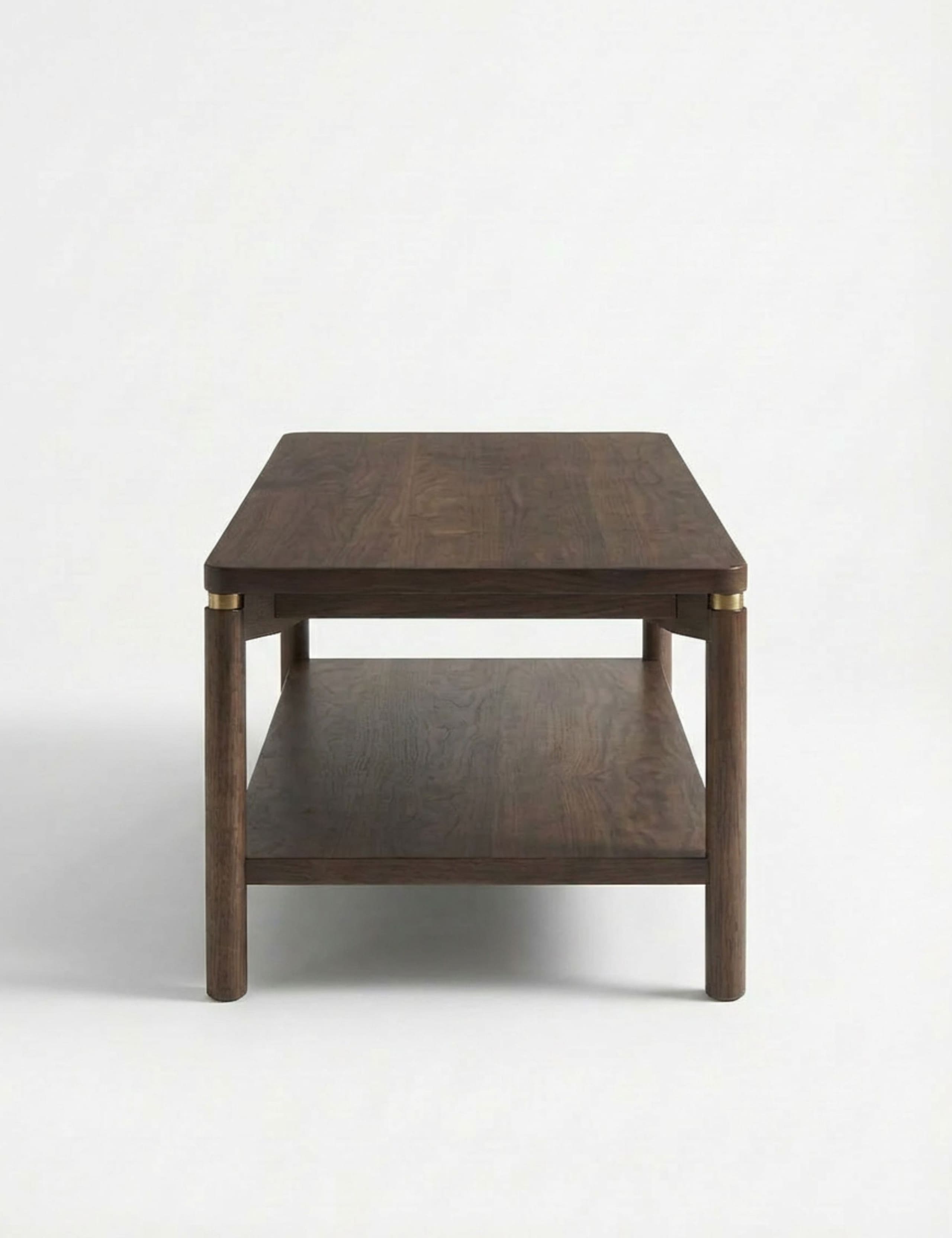 Arka Dark Wood Coffee Table 8 of 10