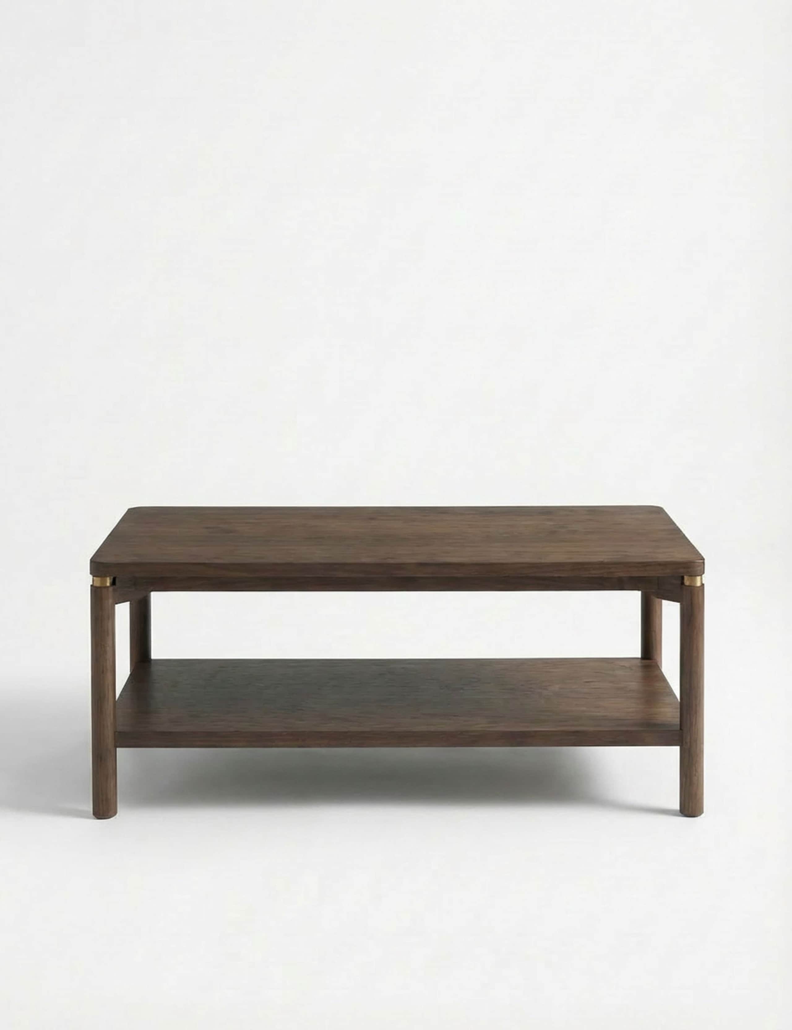 Arka Dark Wood Coffee Table 2 of 10