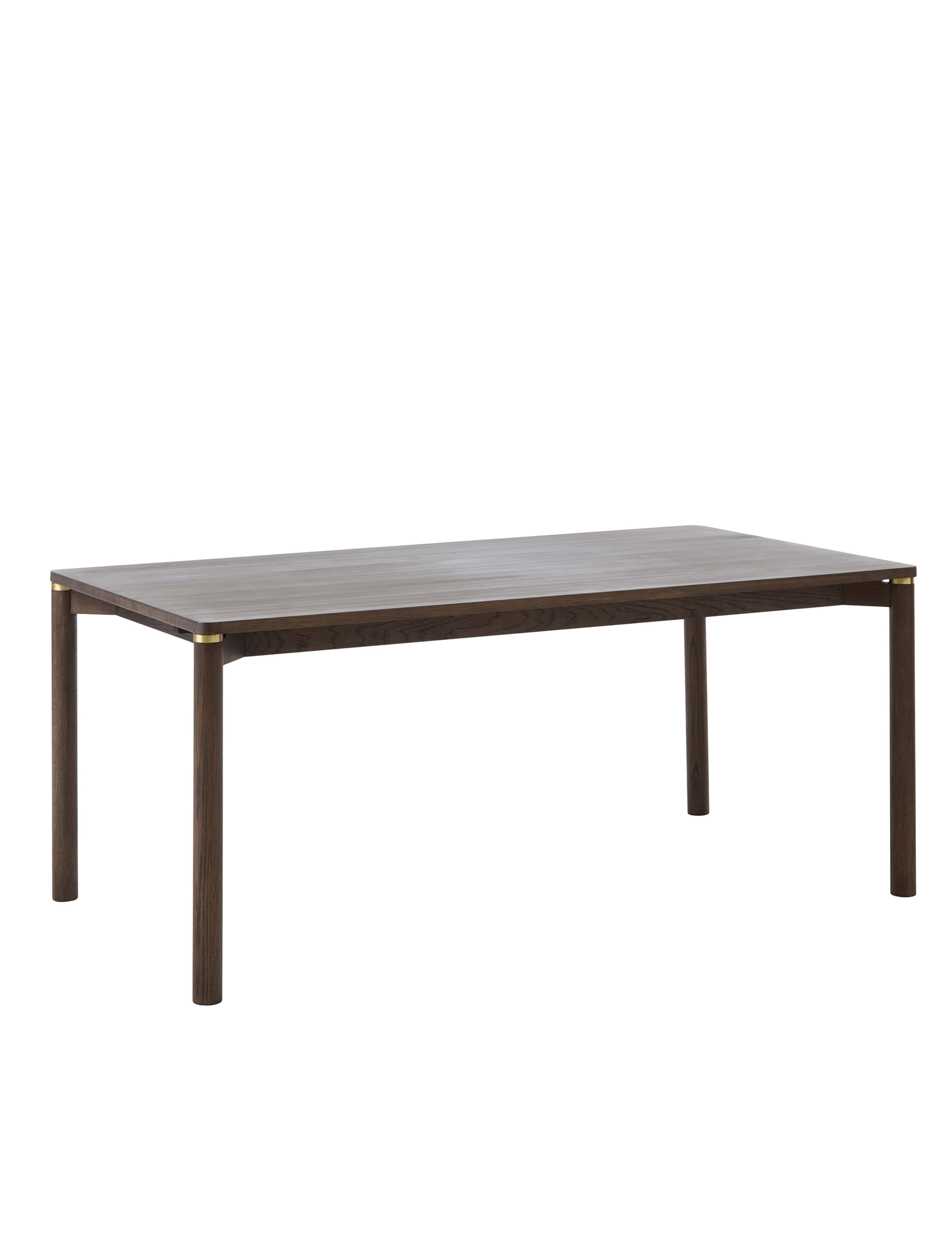 ARKA Dark Wood Dining Table 5 of 8