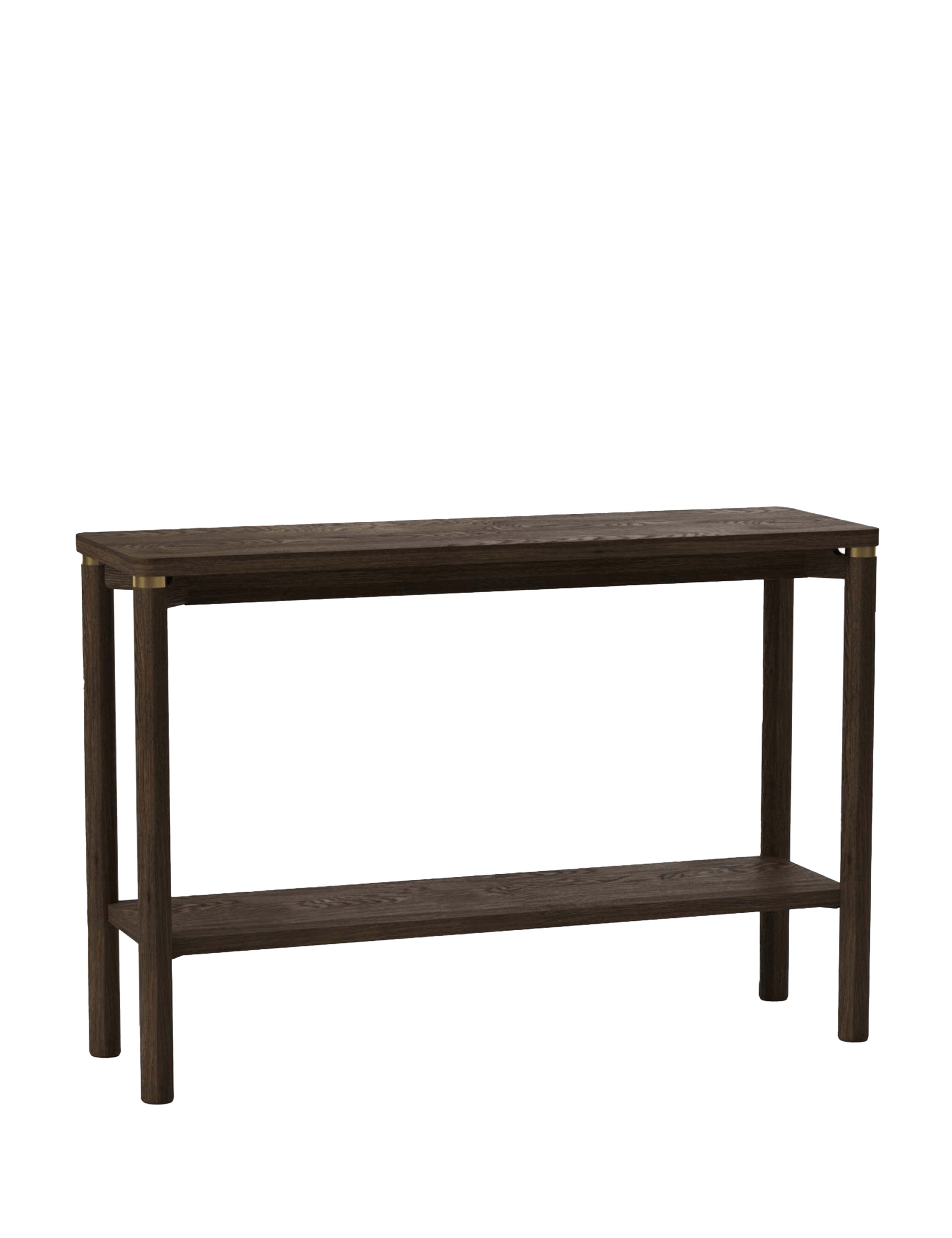 ARKA Dark Wood Console Table 2 of 6