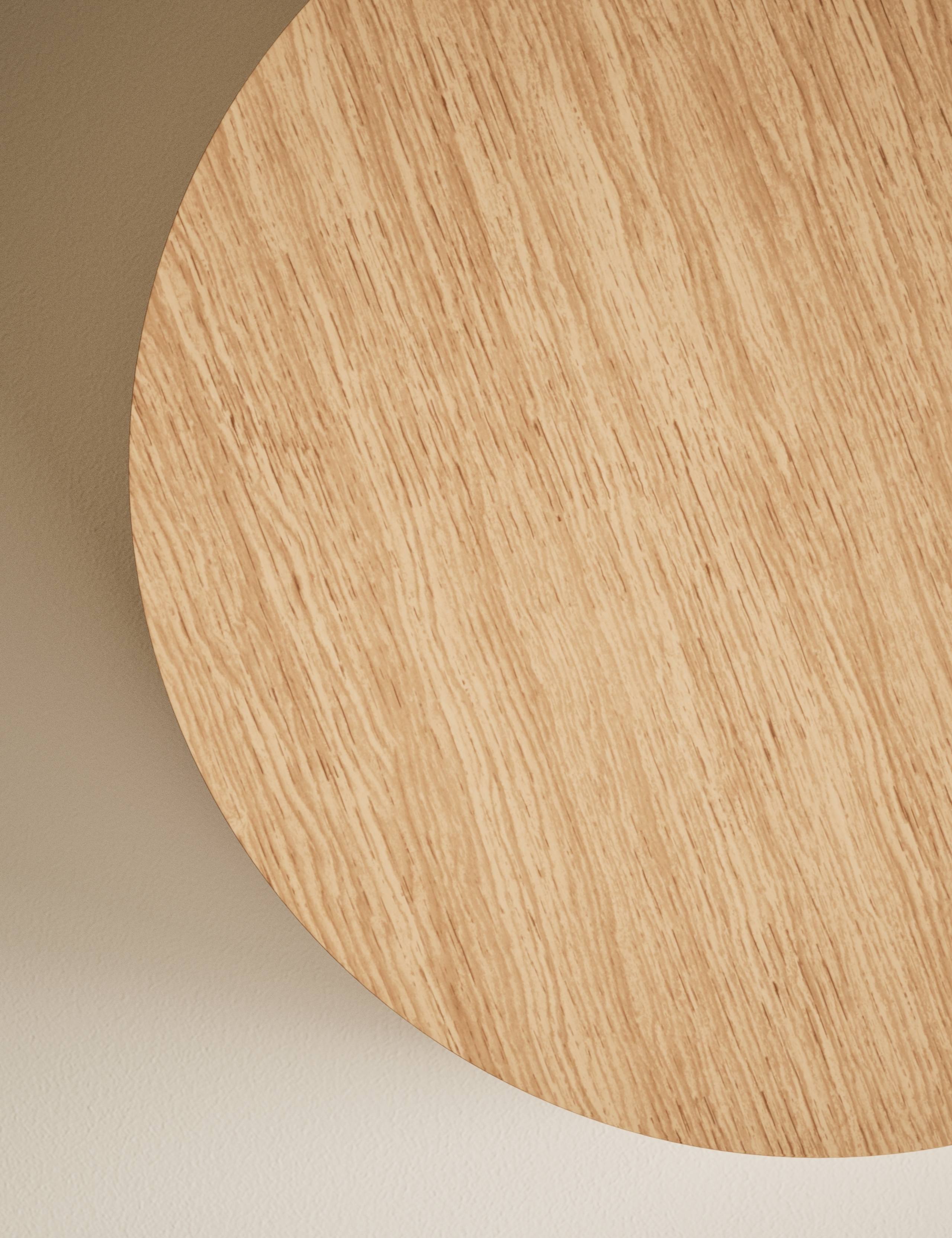 Fluted Wood Round Coffee Table 5 of 7