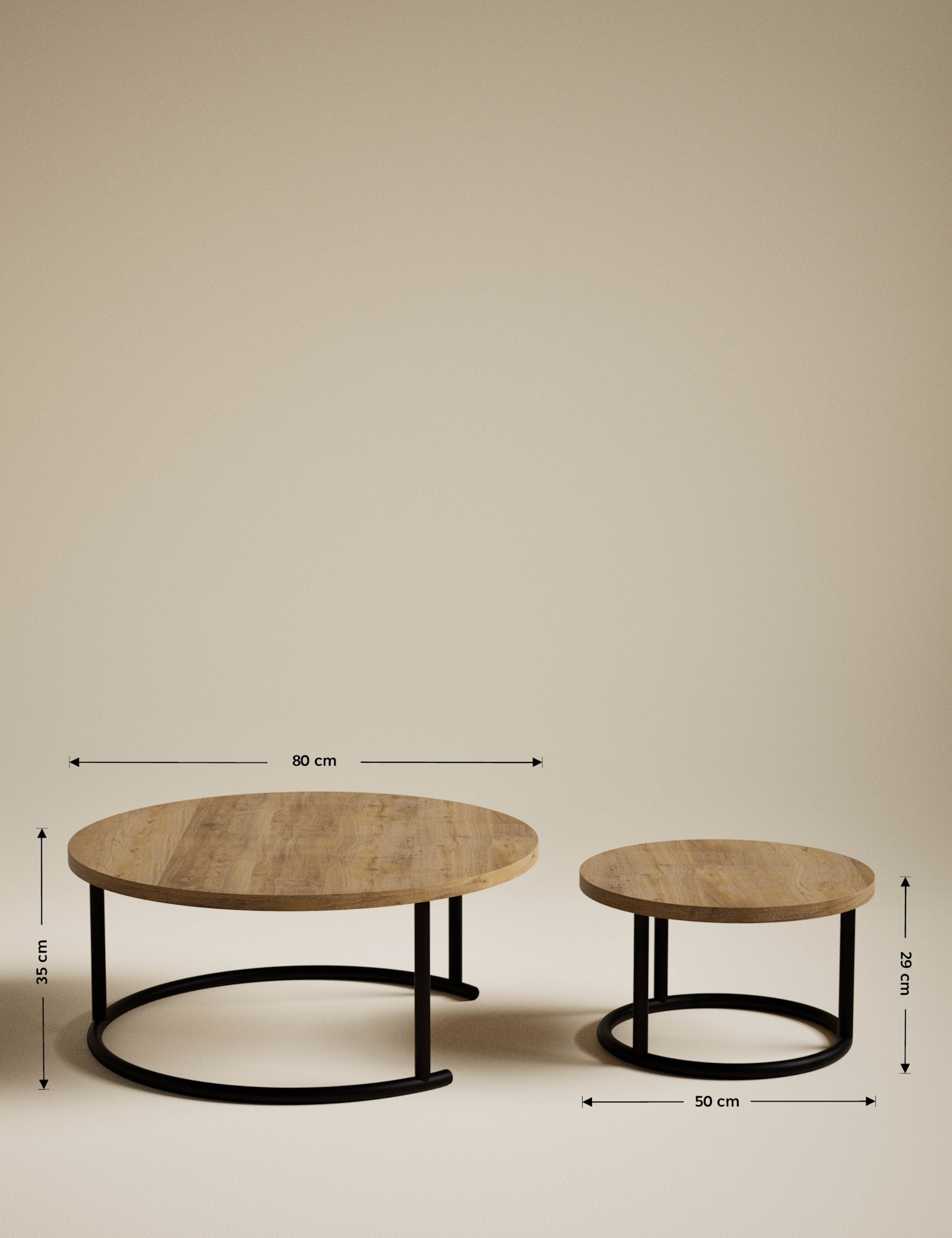 Holt Wood Nesting Coffee Tables 6 of 6