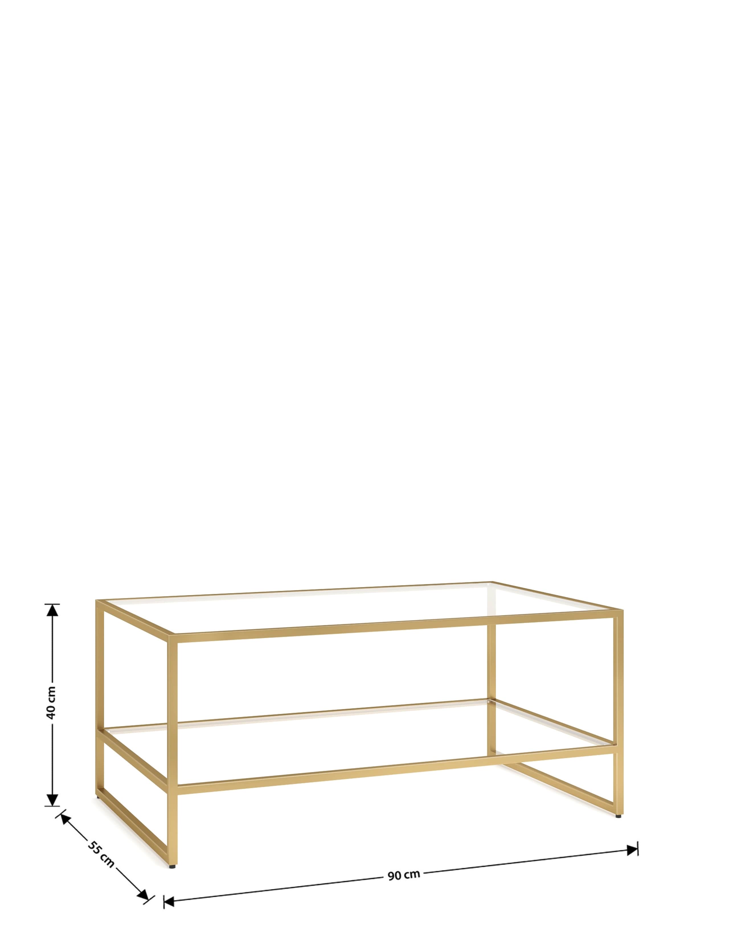 Milan Metal Coffee Table 4 of 7