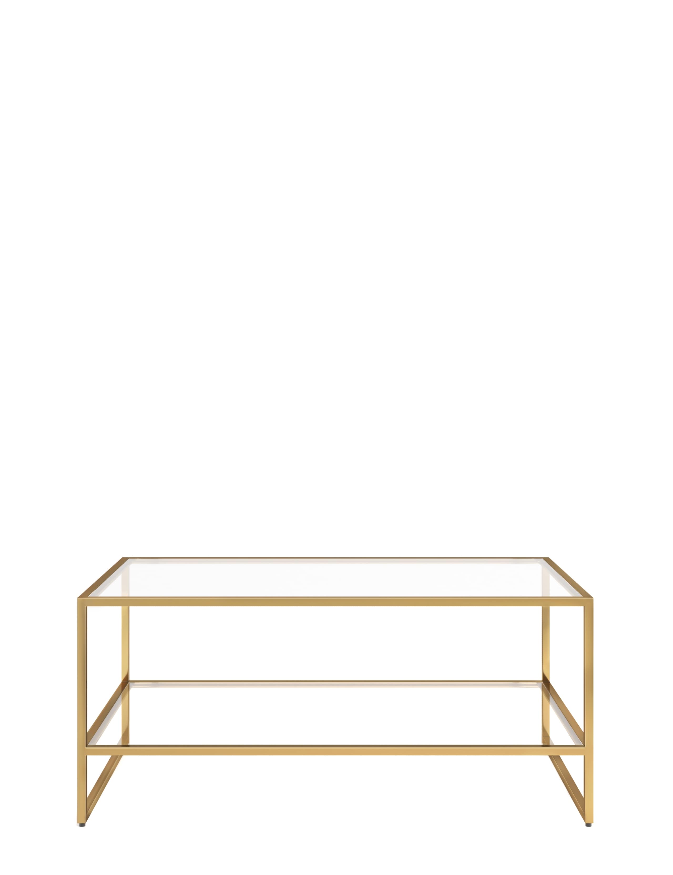 Milan Metal Coffee Table 2 of 7