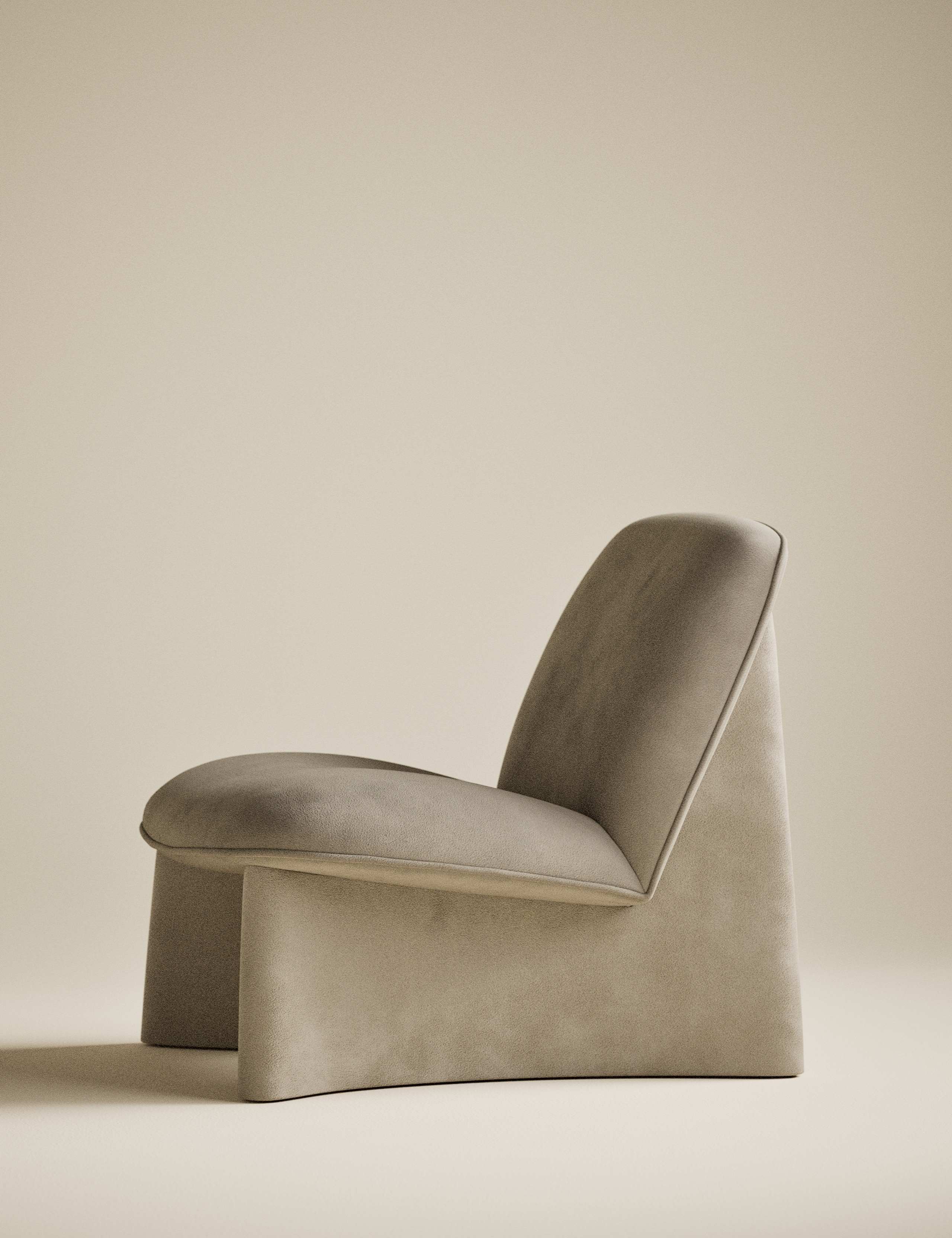 Slipper Velvet Accent Chair 4 of 6