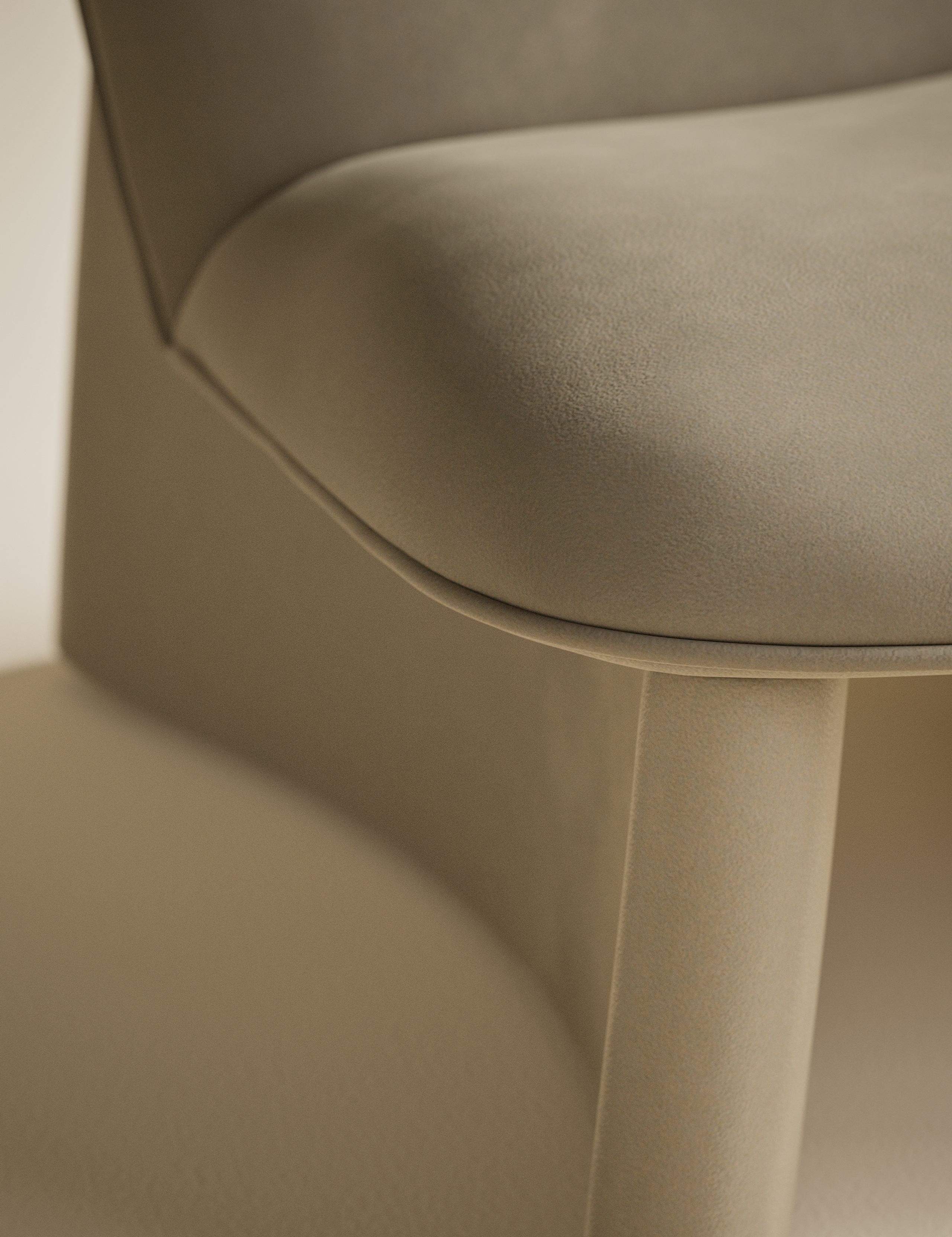 Slipper Velvet Accent Chair 6 of 6
