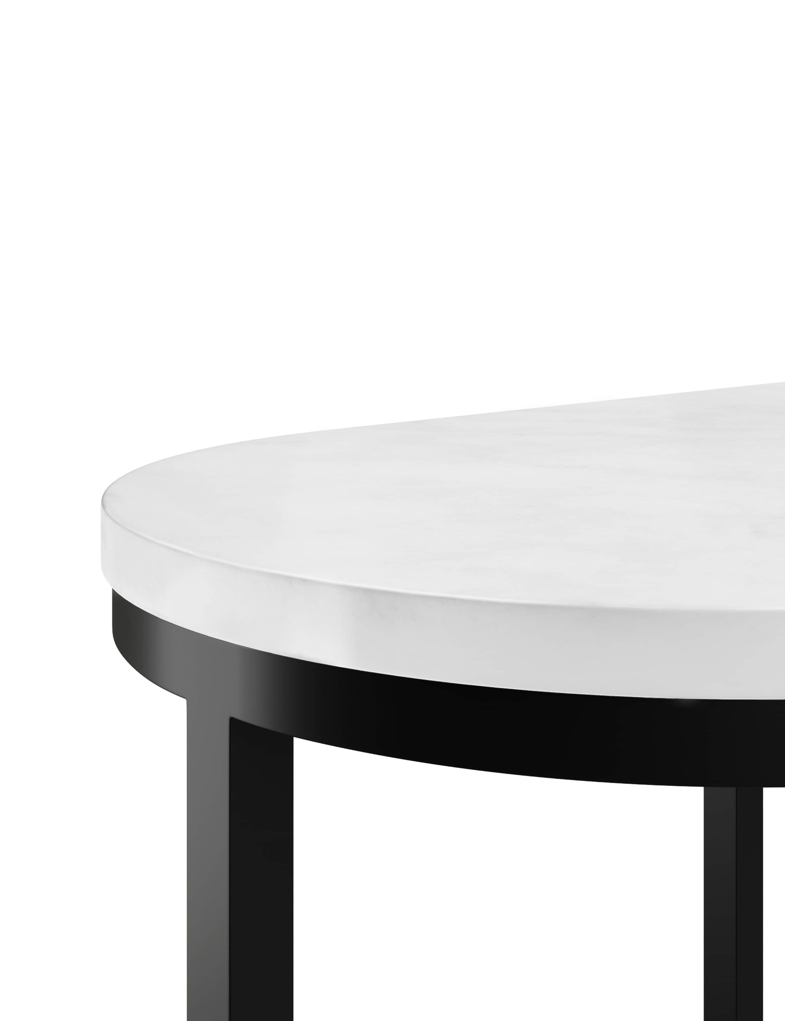 Farley Oval Sofa Side Table 5 of 6