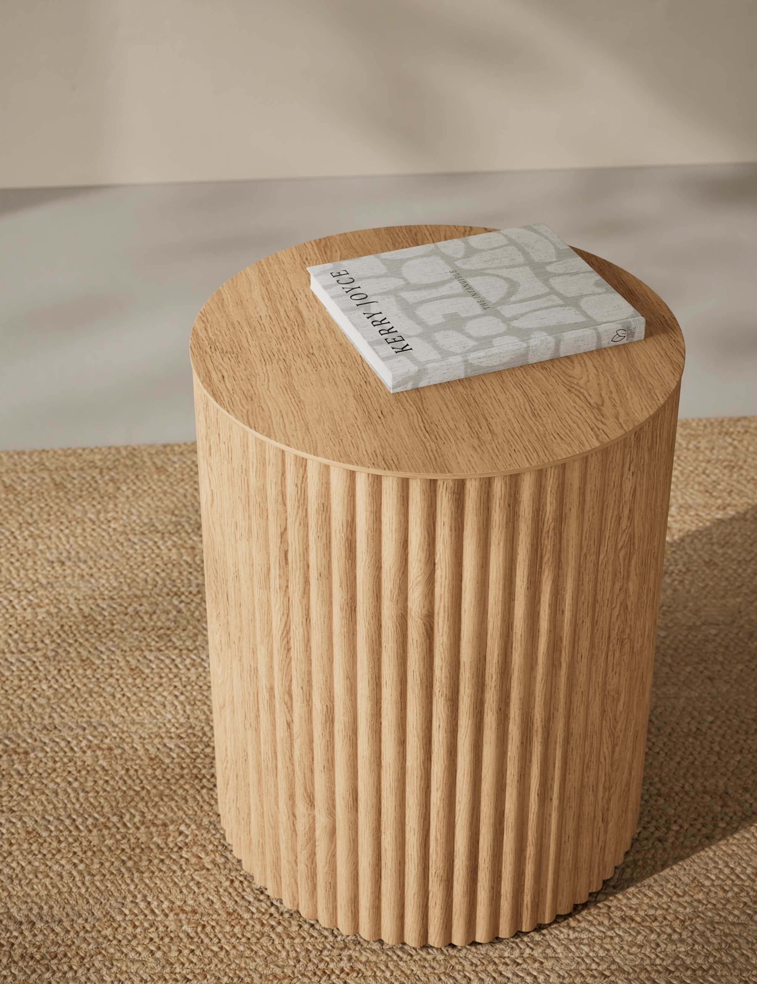 Fluted Side Table 1 of 7