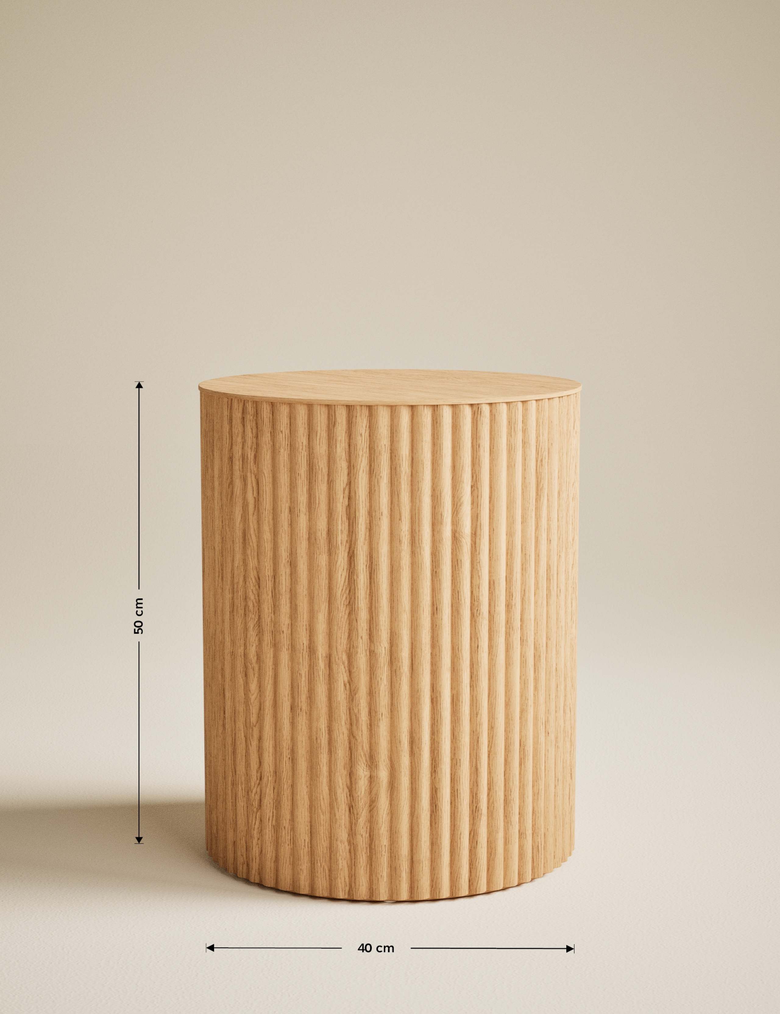 Fluted Side Table 3 of 7