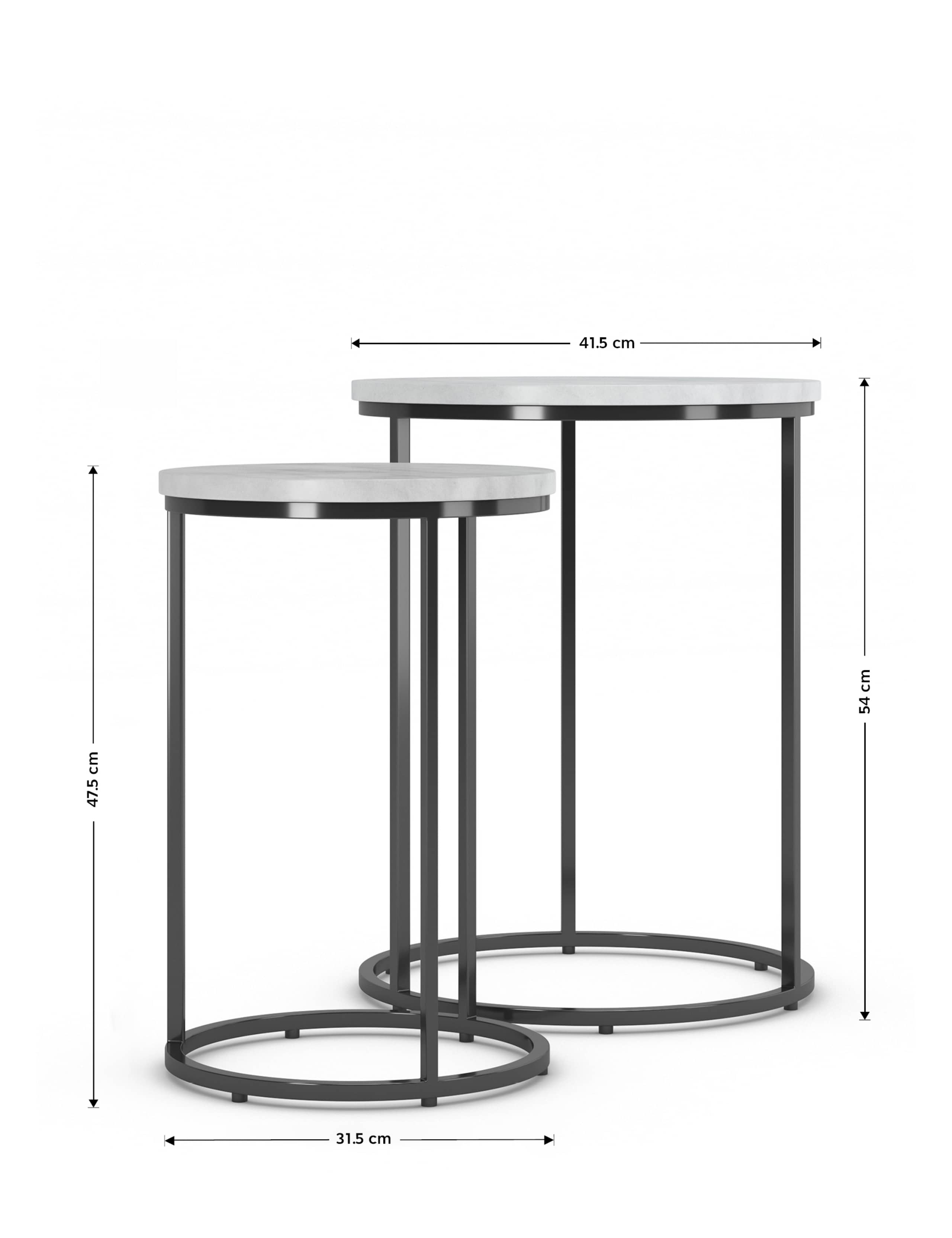 Farley Marble Nest of Tables 3 of 6