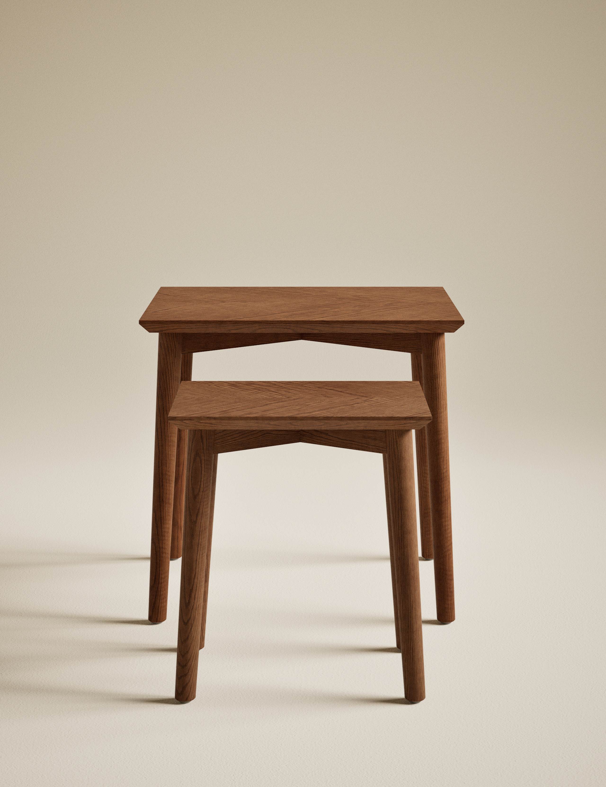 Monroe Wood Nest of Tables 2 of 4