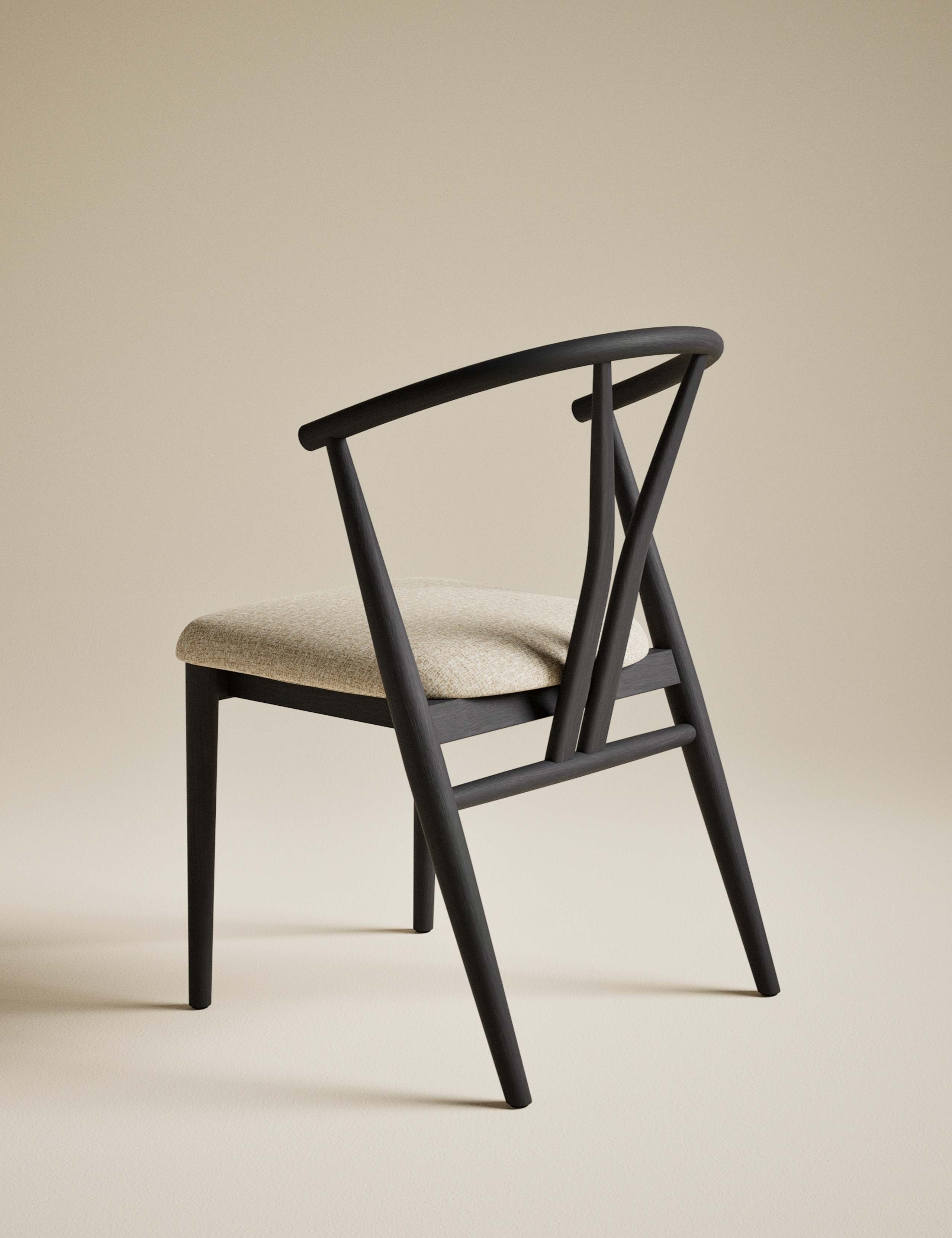 Set of 2 Wishbone Dining Chairs 4 of 8