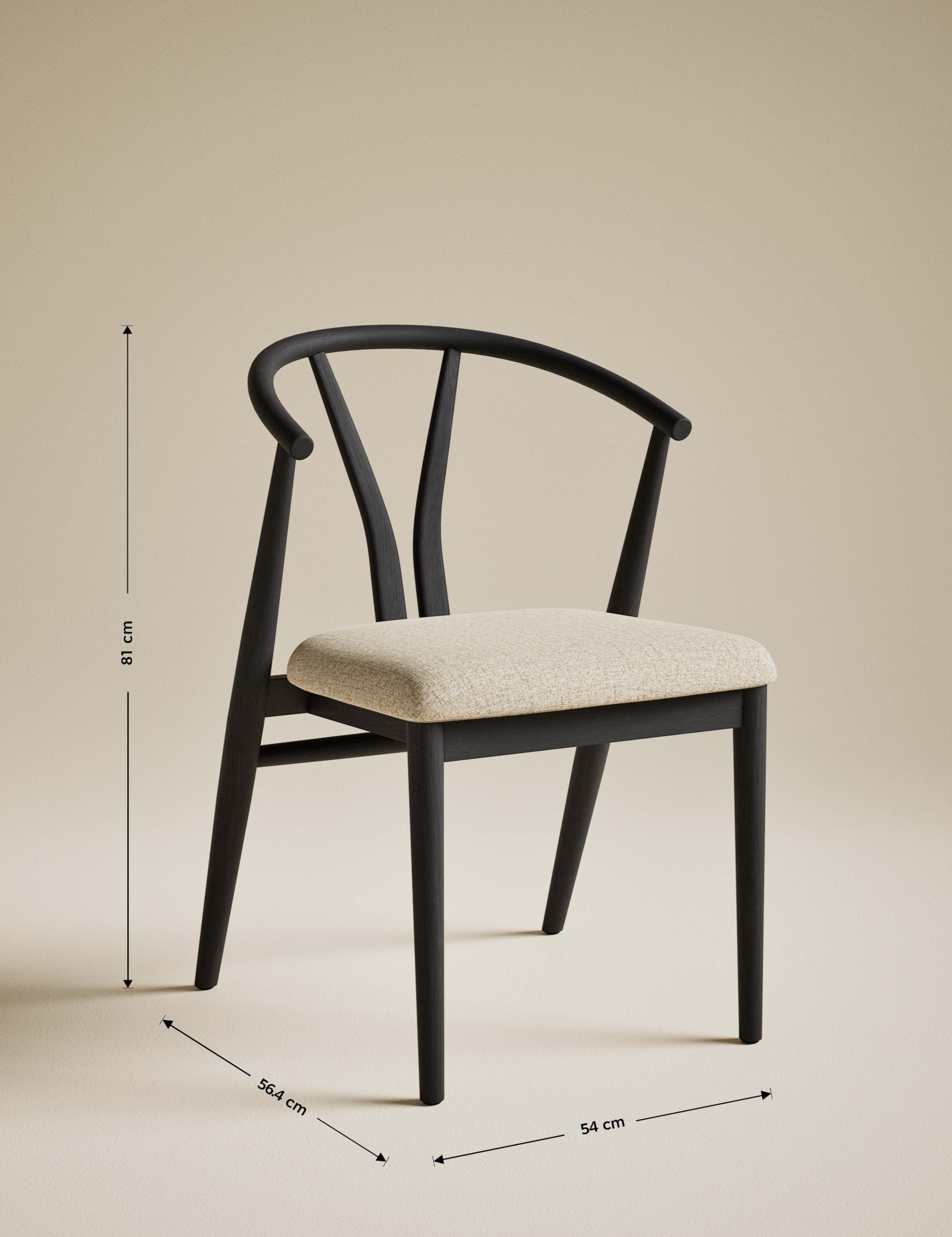 Set of 2 Wishbone Dining Chairs 5 of 8