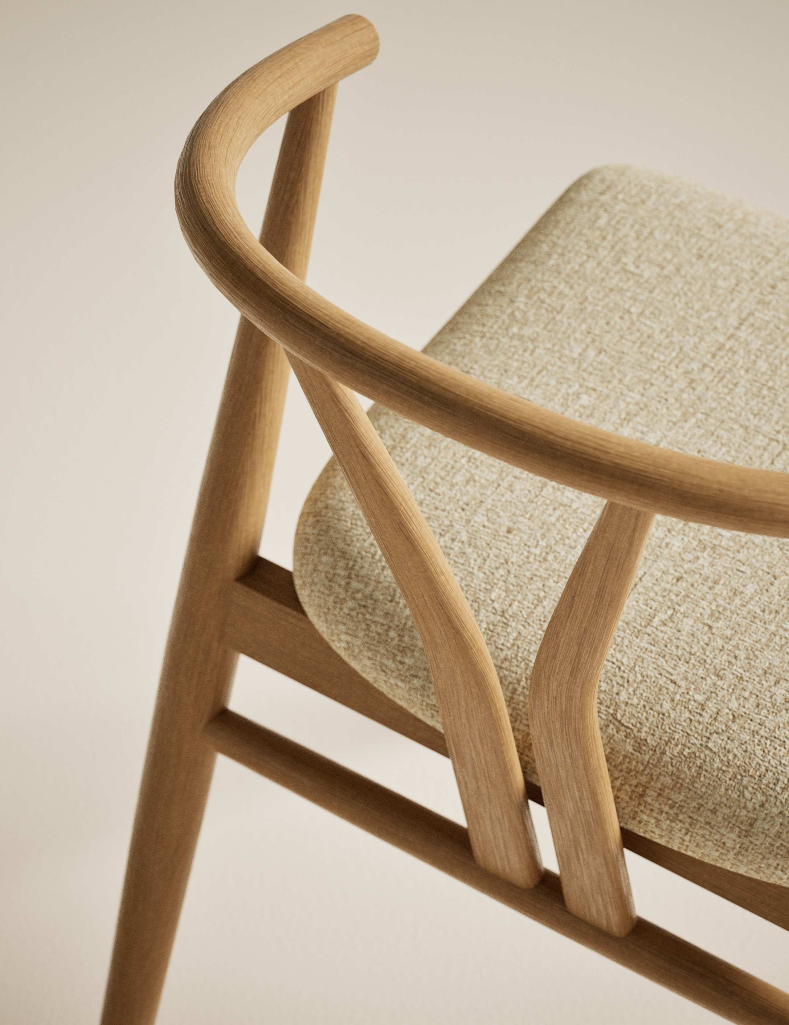 Set of 2 Wishbone Dining Chairs 7 of 9
