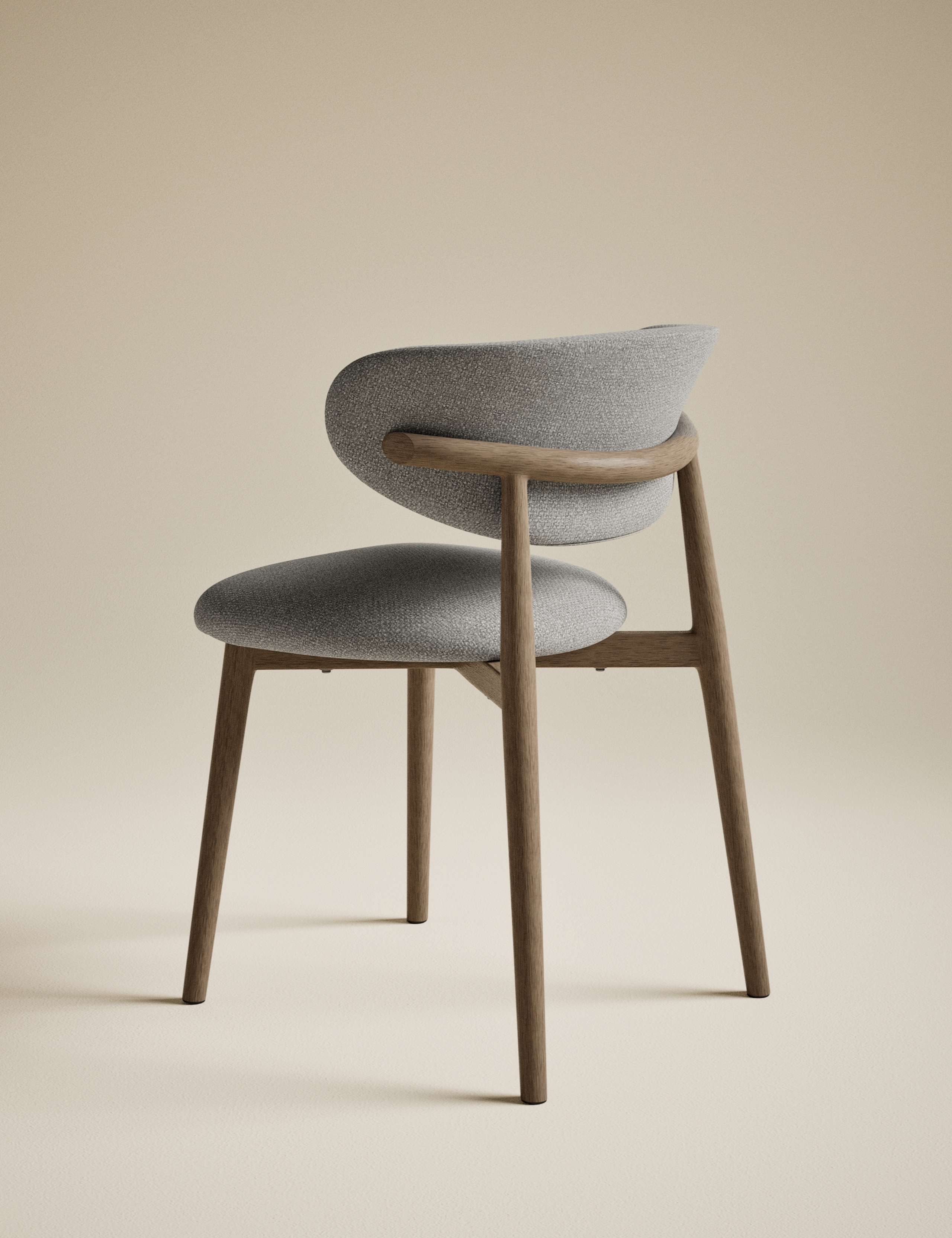 Set of 2 Arc Dining Chairs 4 of 9