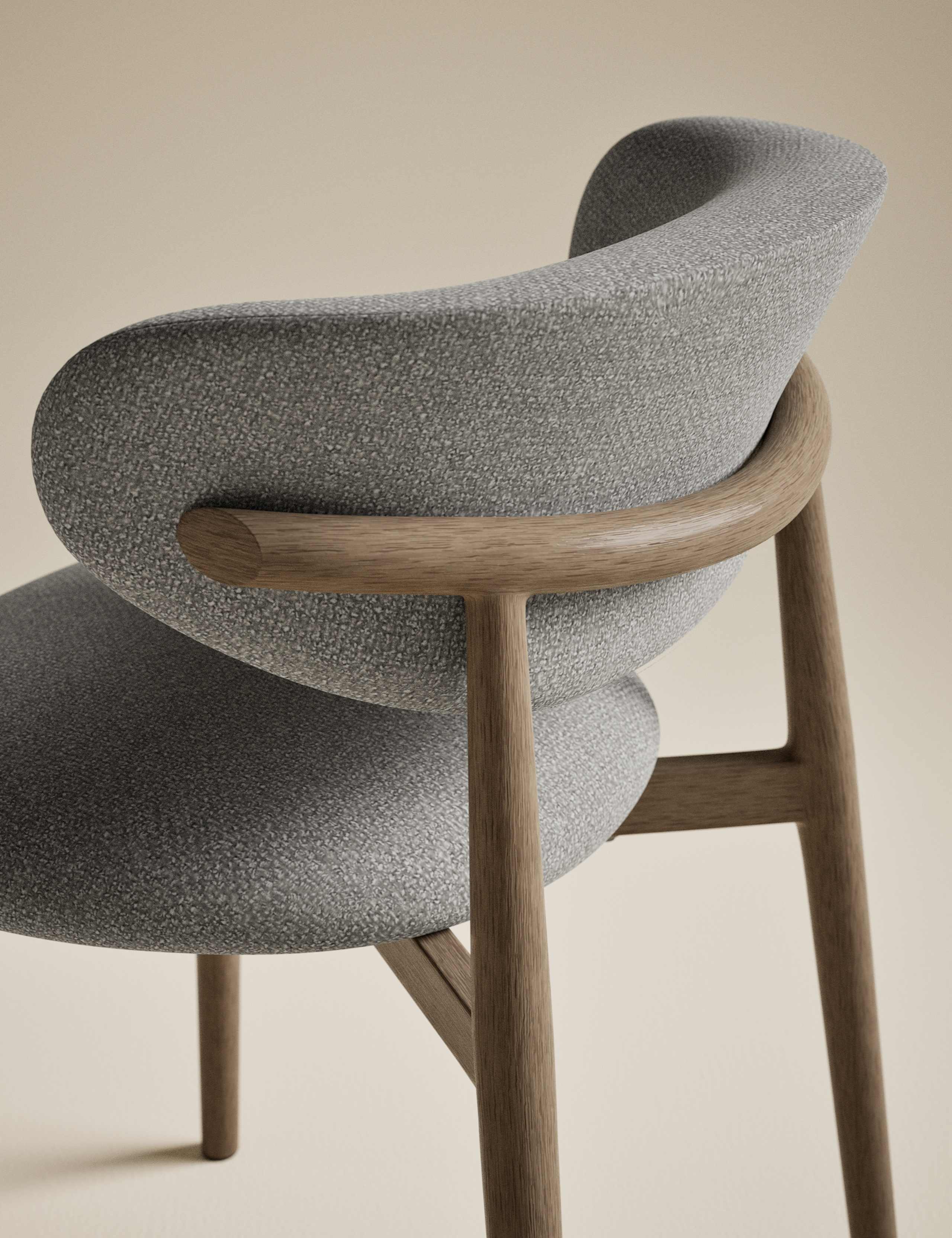 Set of 2 Arc Dining Chairs 5 of 9