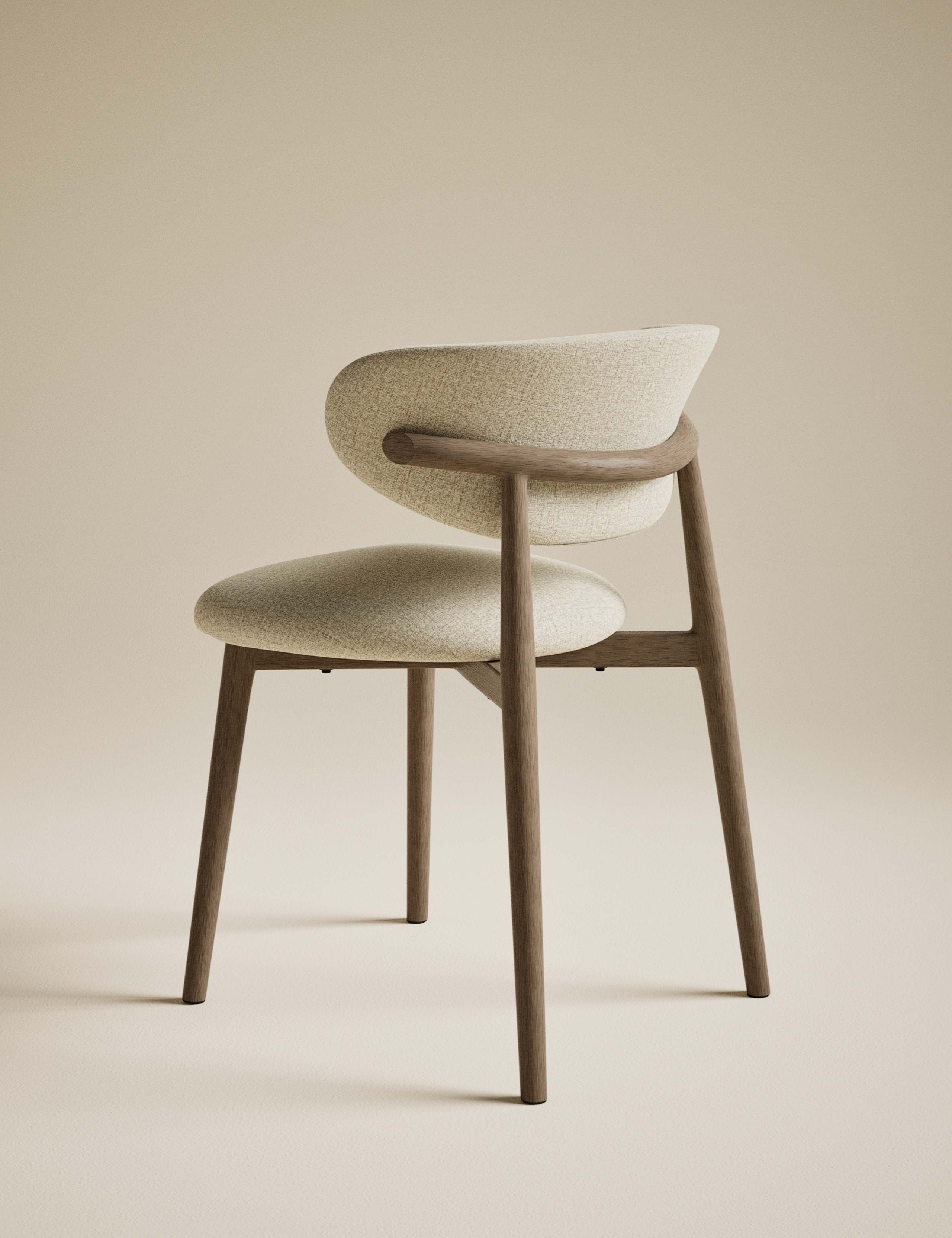 Set of 2 Arc Dining Chairs 7 of 9